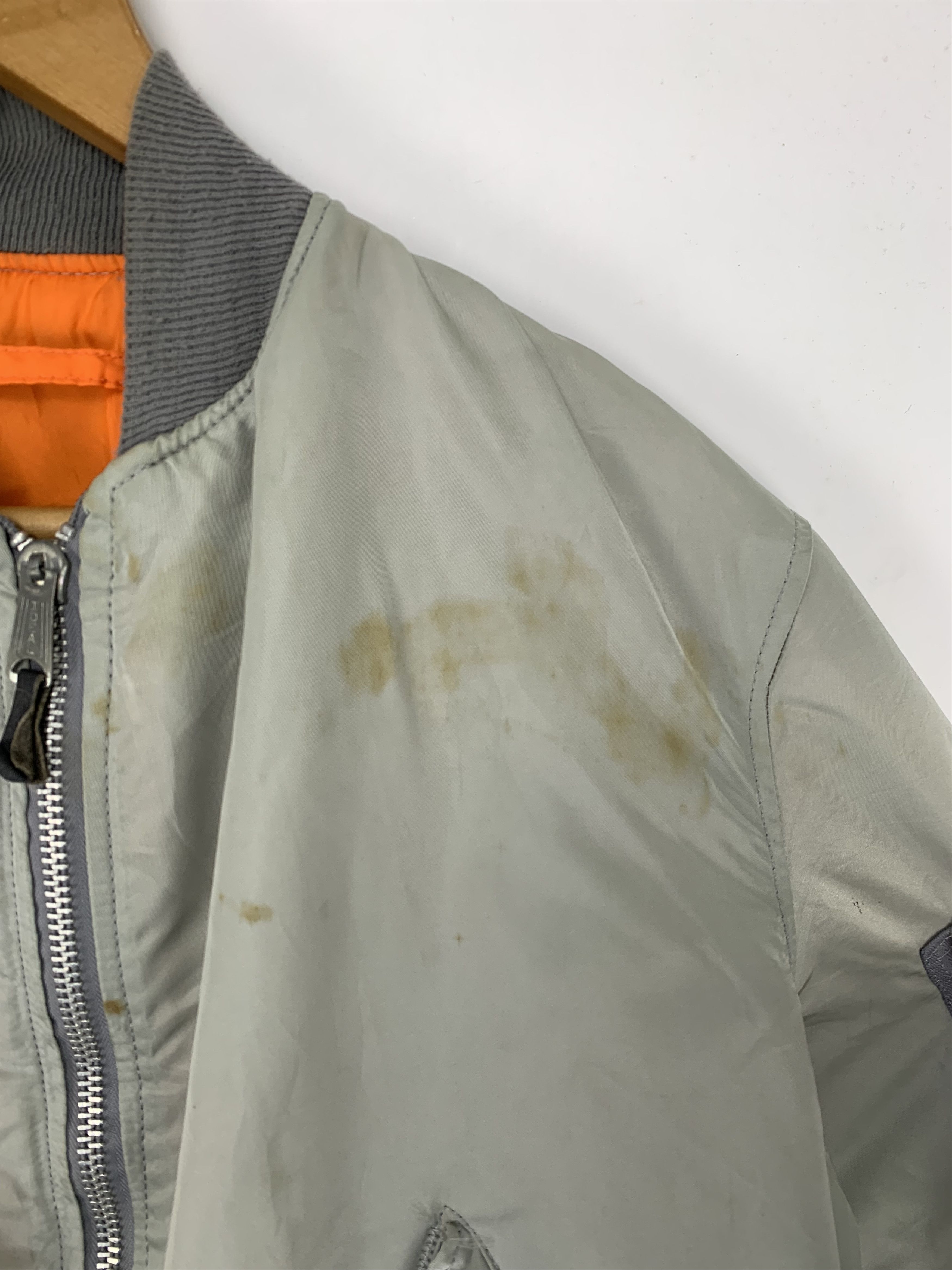 Alpha Industries Vintage ALPHA INDUSTRIES Reversible Bombers Jacket J0568 Size US L / EU 52-54 / 3 - 9 Thumbnail