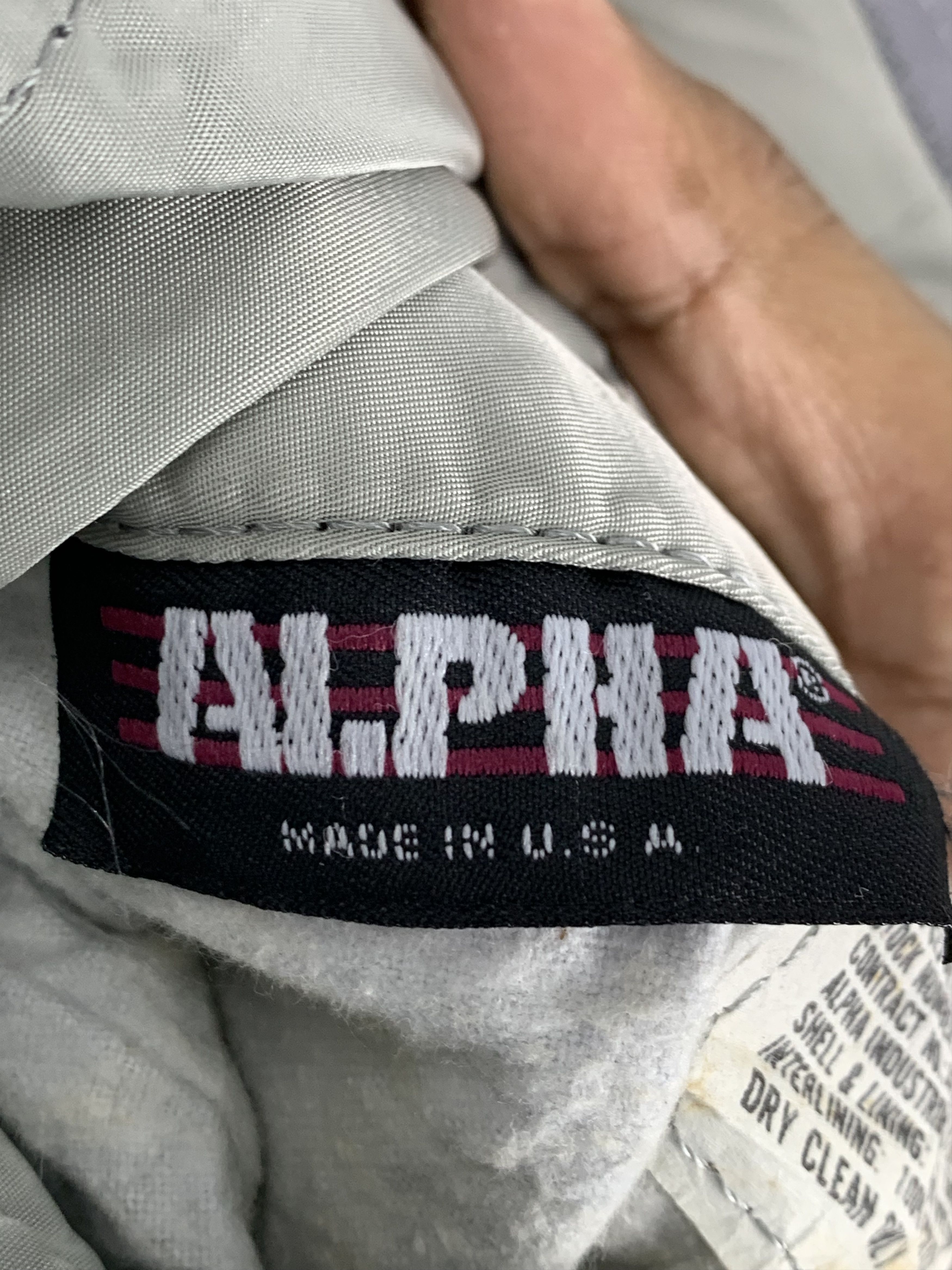 Alpha Industries Vintage ALPHA INDUSTRIES Reversible Bombers Jacket J0568 Size US L / EU 52-54 / 3 - 23 Thumbnail