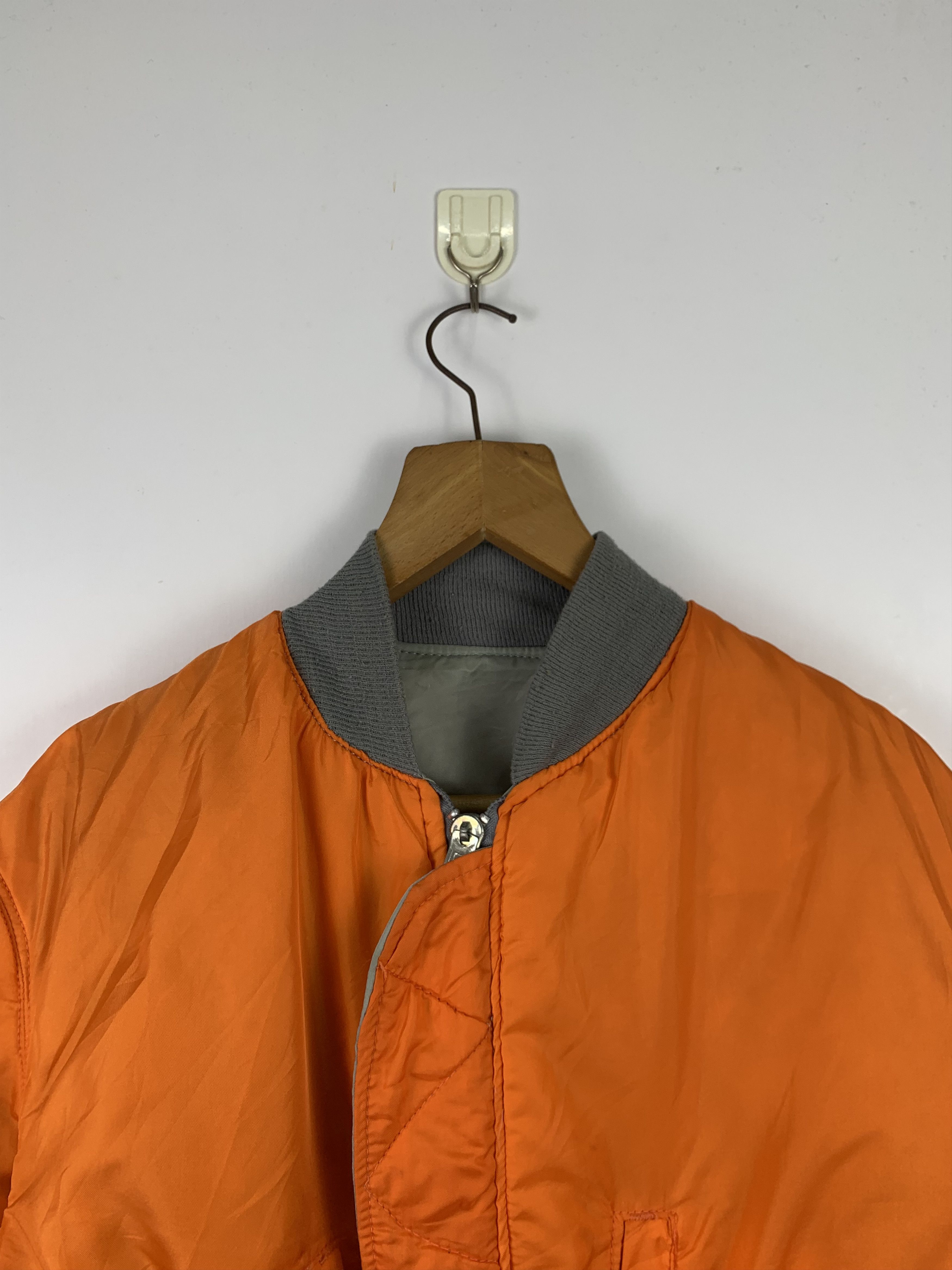 Alpha Industries Vintage ALPHA INDUSTRIES Reversible Bombers Jacket J0568 Size US L / EU 52-54 / 3 - 20 Thumbnail
