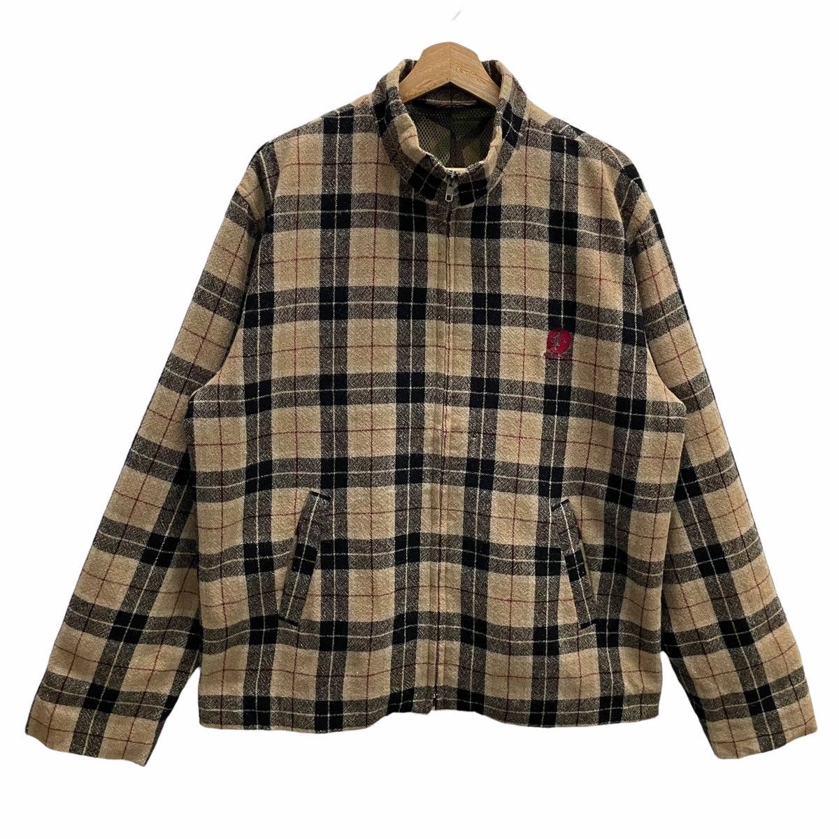 Bape × Vintage 🔥90s BAPE GENERAL CHECK WOOL JACKET Size US L / EU 52-54 / 3 - 2 Thumbnail