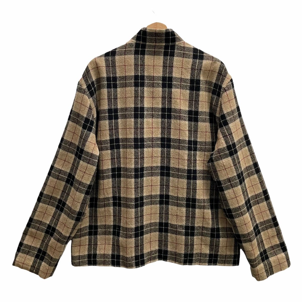 Bape × Vintage 🔥90s BAPE GENERAL CHECK WOOL JACKET Size US L / EU 52-54 / 3 - 8 Thumbnail