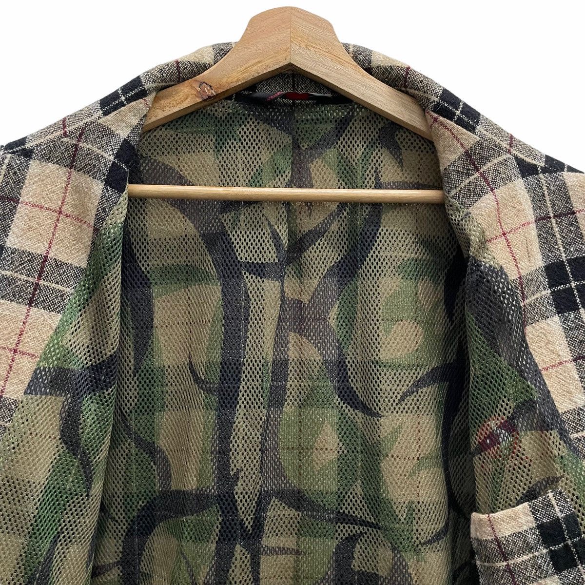 Bape × Vintage 🔥90s BAPE GENERAL CHECK WOOL JACKET Size US L / EU 52-54 / 3 - 7 Thumbnail