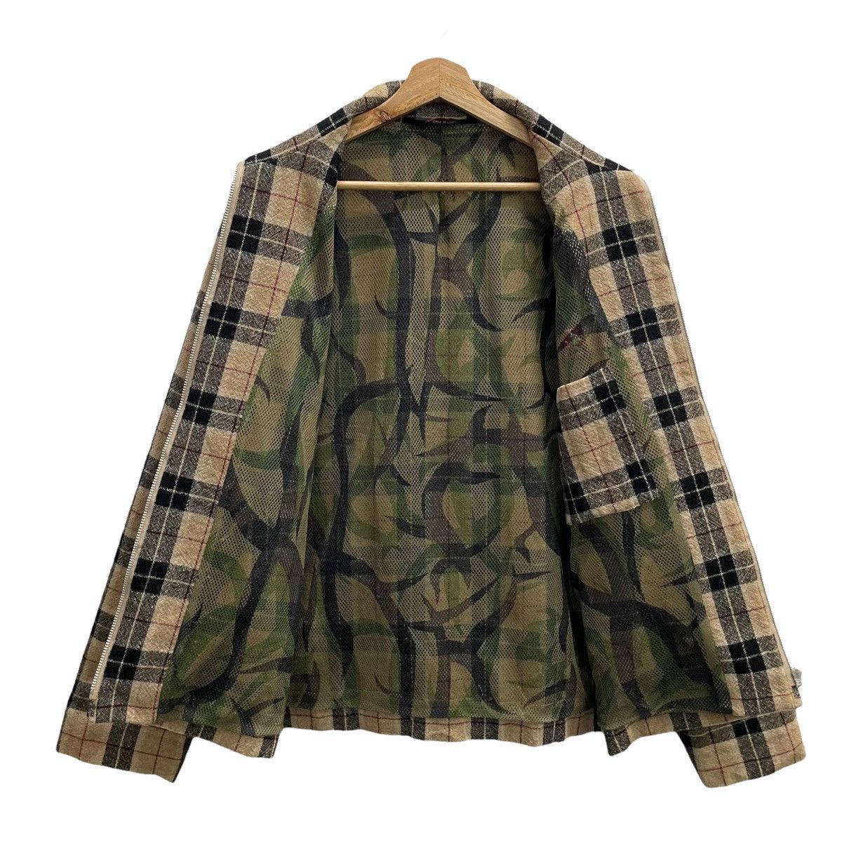 Bape × Vintage 🔥90s BAPE GENERAL CHECK WOOL JACKET Size US L / EU 52-54 / 3 - 6 Thumbnail