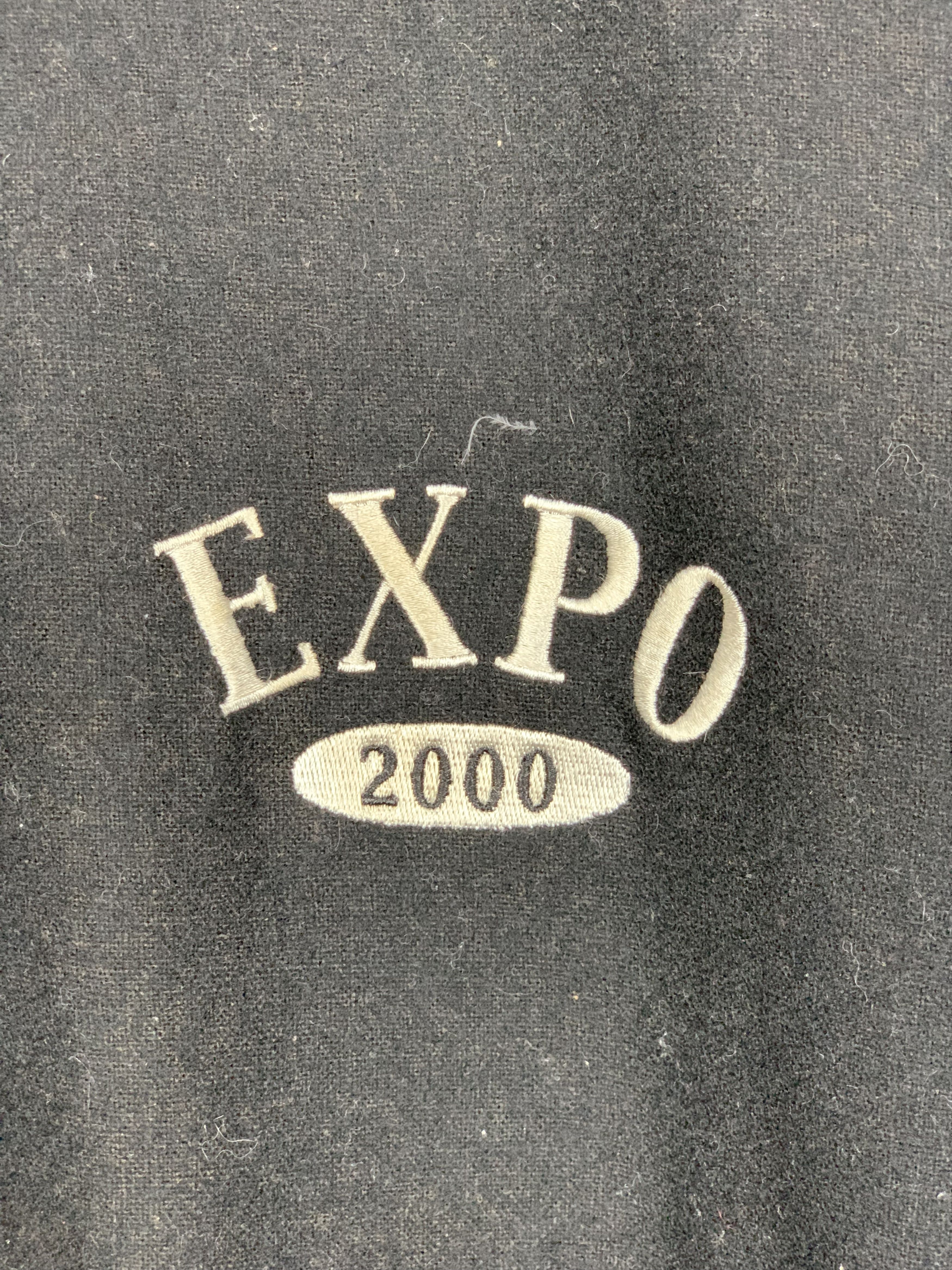 Japanese Brand Vintage Expo 2000 Varsity Leather Sleeve Jacket J0621 Size US M / EU 48-50 / 2 - 5 Thumbnail