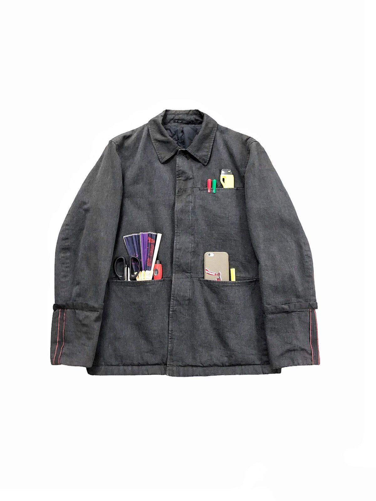 ABAHOUSE 00's Archive ABAHOUSE Japan selvedge sleeve jacket Size US M / EU 48-50 / 2 - 2 Thumbnail