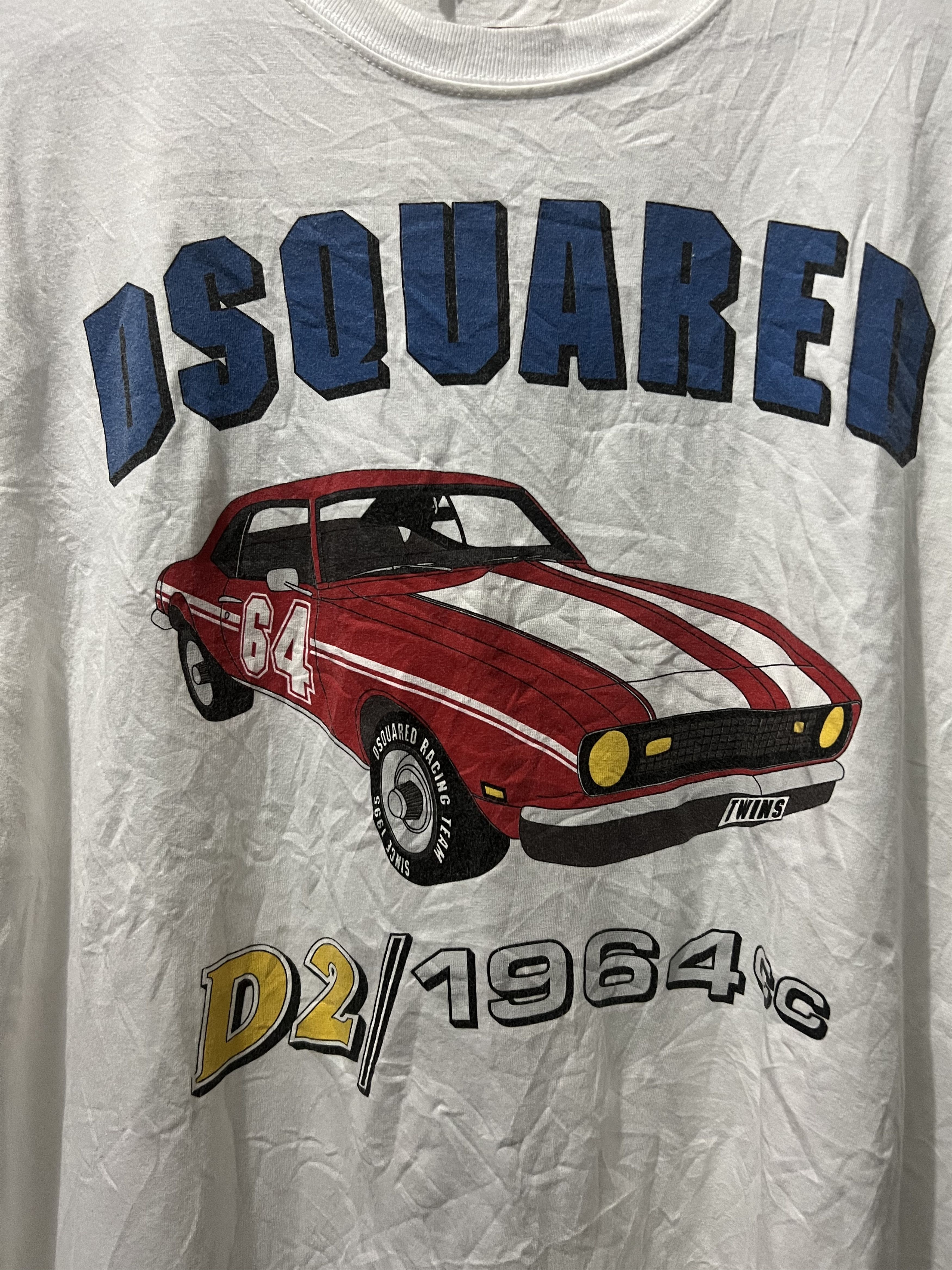 Dsquared2 Dsquared Racing Twins Tee Size US XXL / EU 58 / 5 - 5 Thumbnail