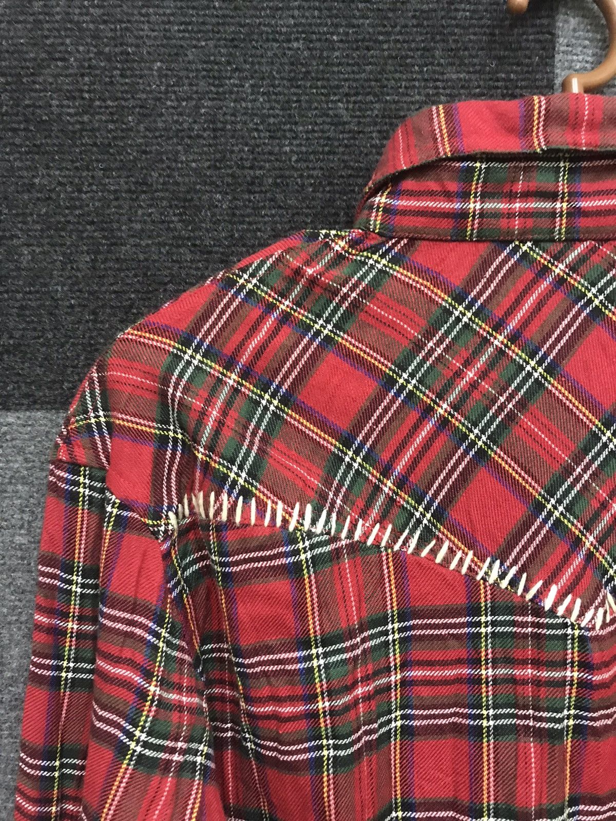 Japanese Brand A TWIN CO Plaid Westerner Street Punk Shirt Size US S / EU 44-46 / 1 - 13 Thumbnail