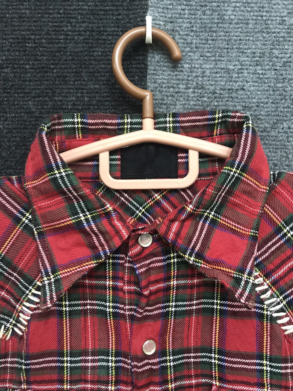 Japanese Brand A TWIN CO Plaid Westerner Street Punk Shirt Size US S / EU 44-46 / 1 - 4 Thumbnail