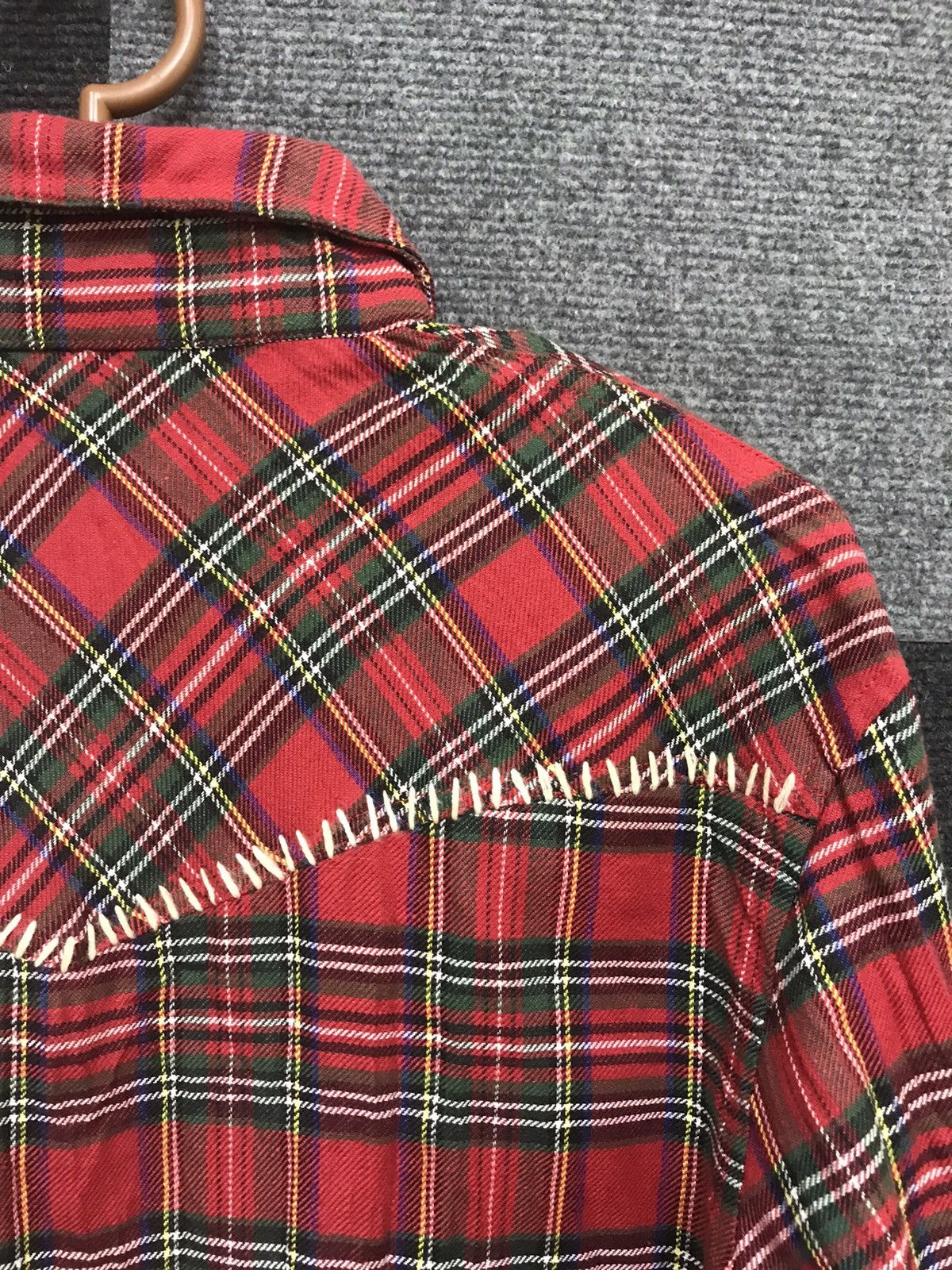 Japanese Brand A TWIN CO Plaid Westerner Street Punk Shirt Size US S / EU 44-46 / 1 - 12 Thumbnail