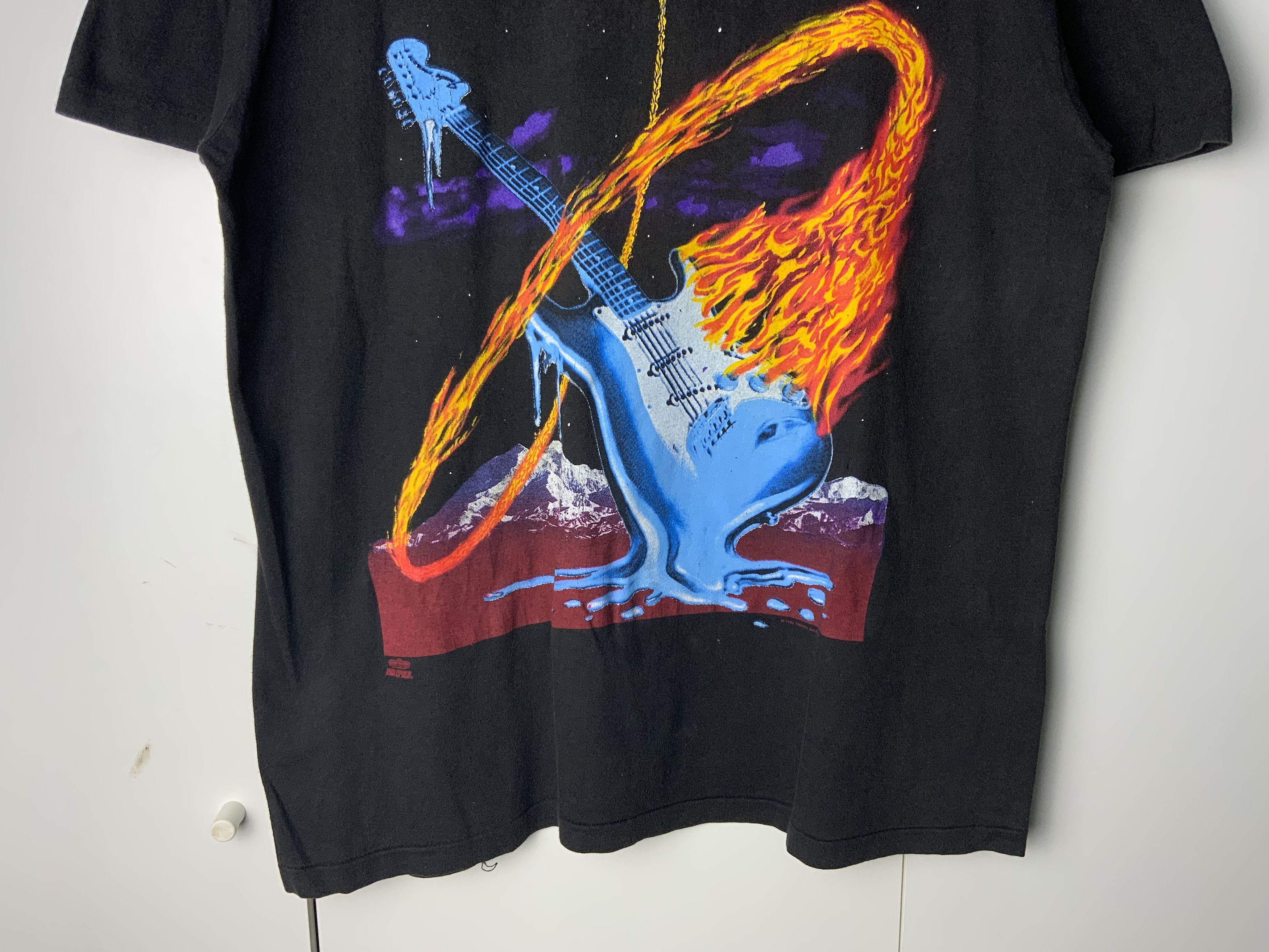 Band Tees Vintage Yngwie Malmsteen Fire & Ice Tour Tee Size US L / EU 52-54 / 3 - 4 Thumbnail
