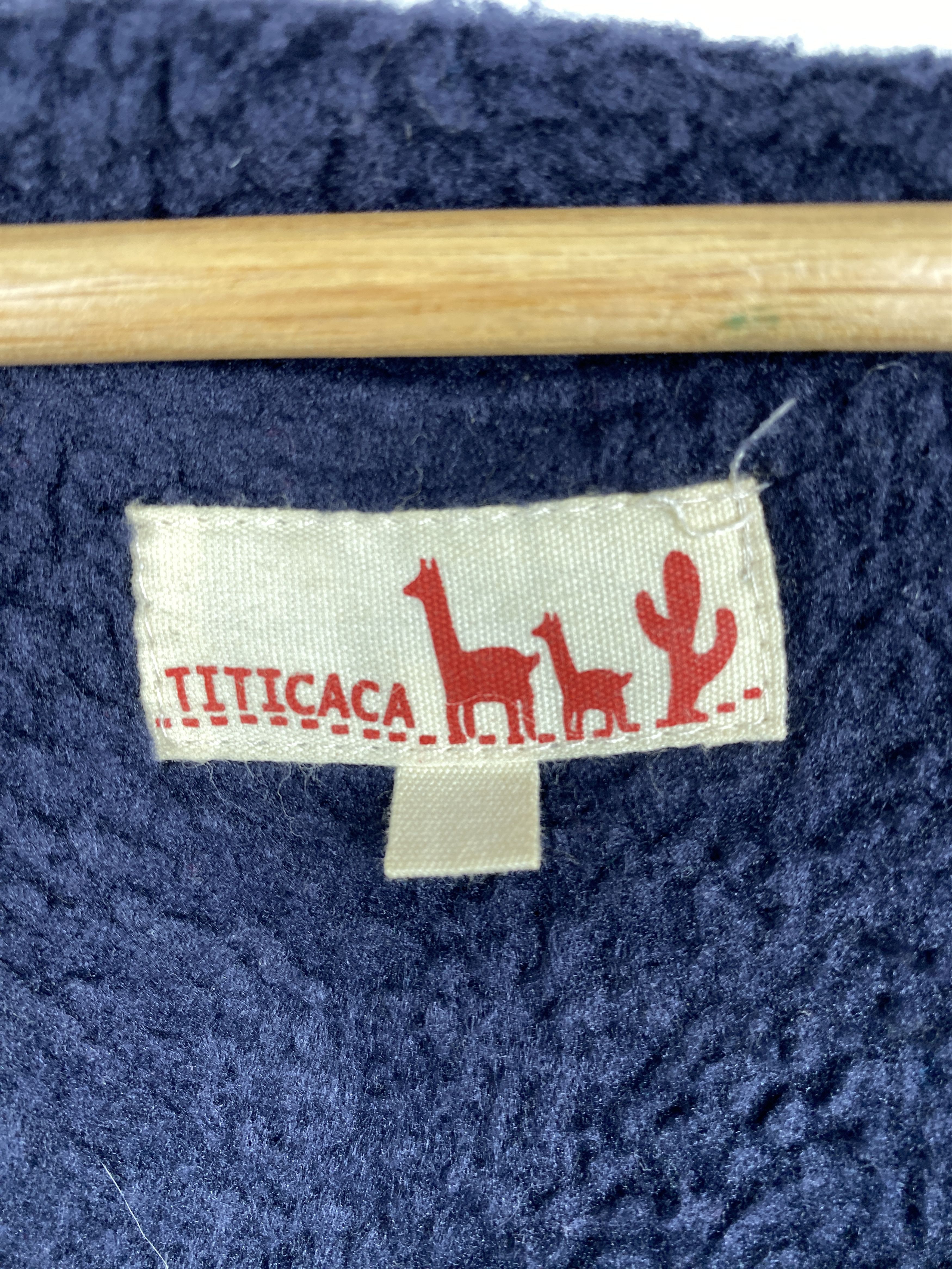 Japanese Brand Vintage TITICACA Hoodie Sherpa Lining Jacket J1218 Size US XS / EU 42 / 0 - 12 Thumbnail