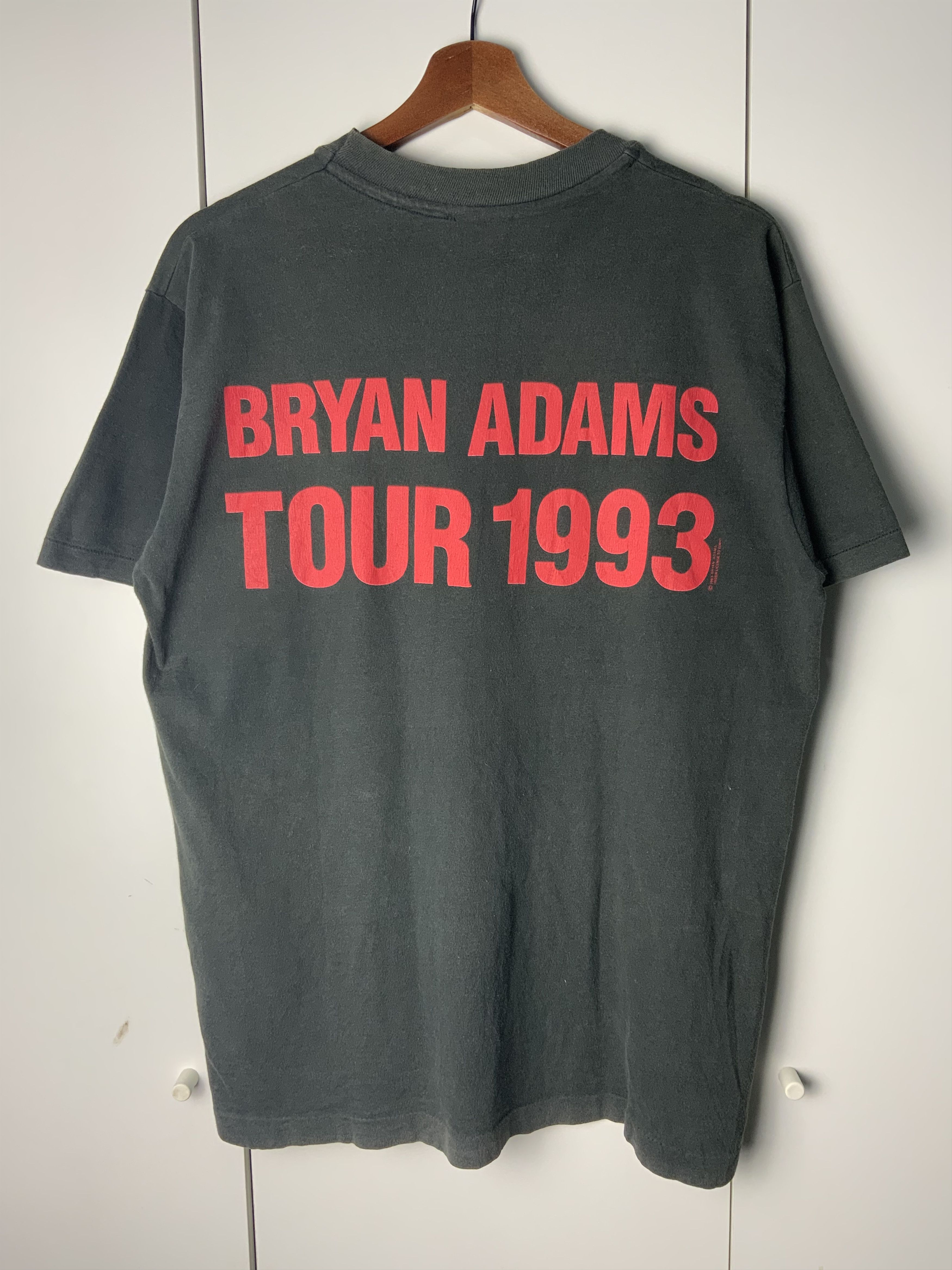 Band Tees Vintage Bryan Adams Waking up the World Tour’93 ©️ Tee Size US M / EU 48-50 / 2 - 2 Thumbnail