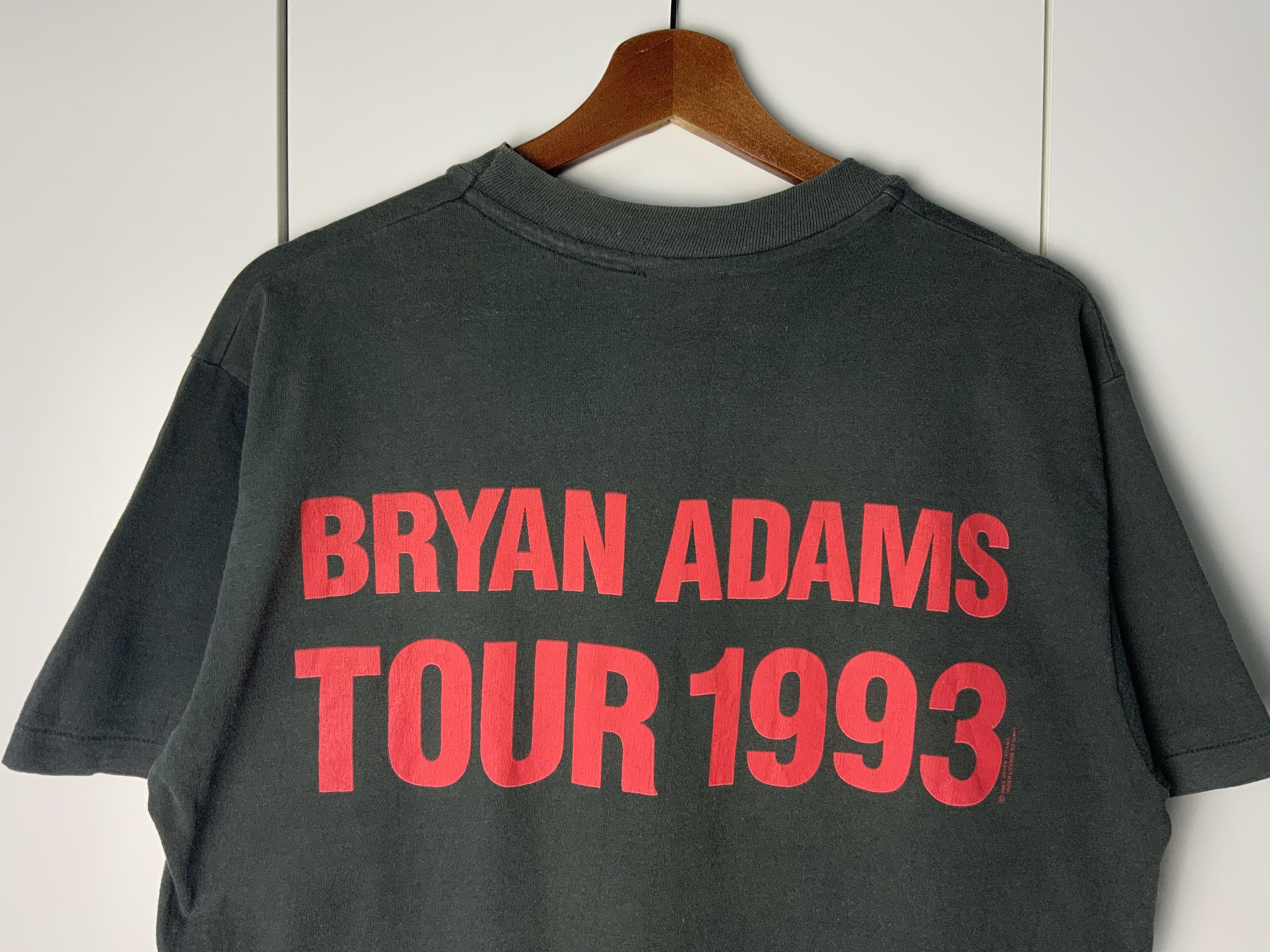 Band Tees Vintage Bryan Adams Waking up the World Tour’93 ©️ Tee Size US M / EU 48-50 / 2 - 8 Thumbnail