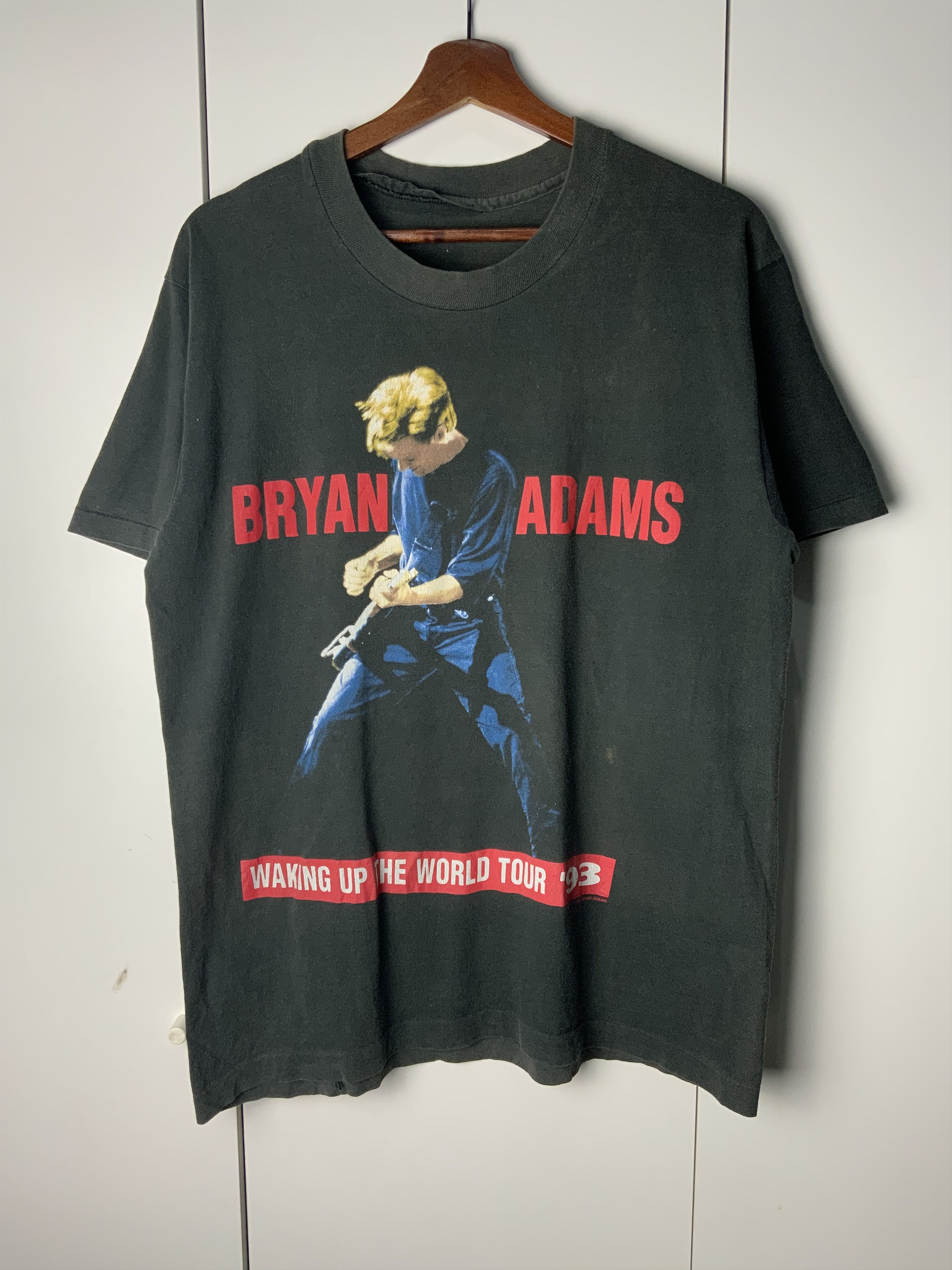 Band Tees Vintage Bryan Adams Waking up the World Tour’93 ©️ Tee Size US M / EU 48-50 / 2 - 1 Thumbnail