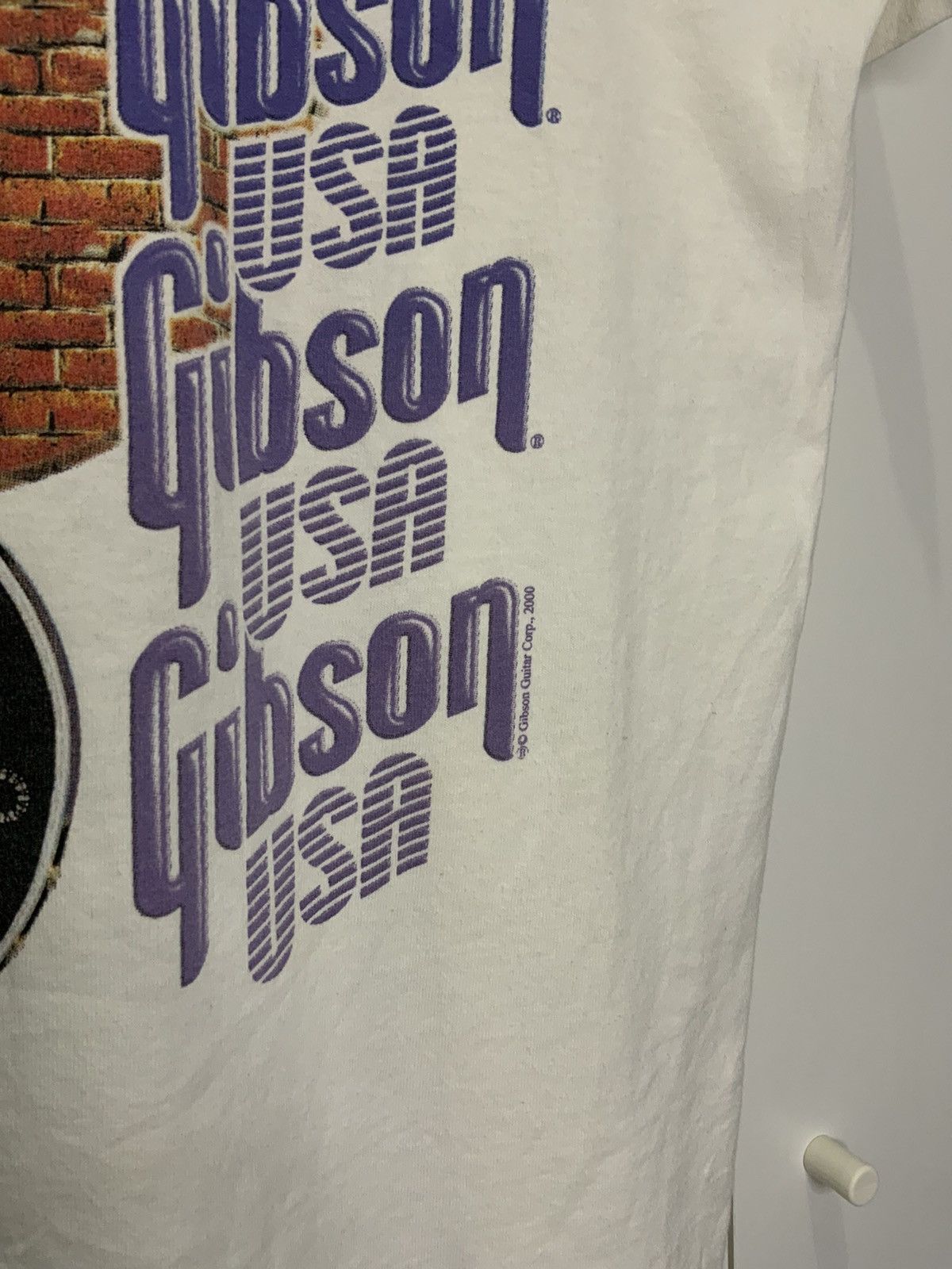 Vintage Vintage Les Paul Gibson Guitar Corp ©️2000 Tee Size US M / EU 48-50 / 2 - 9 Thumbnail