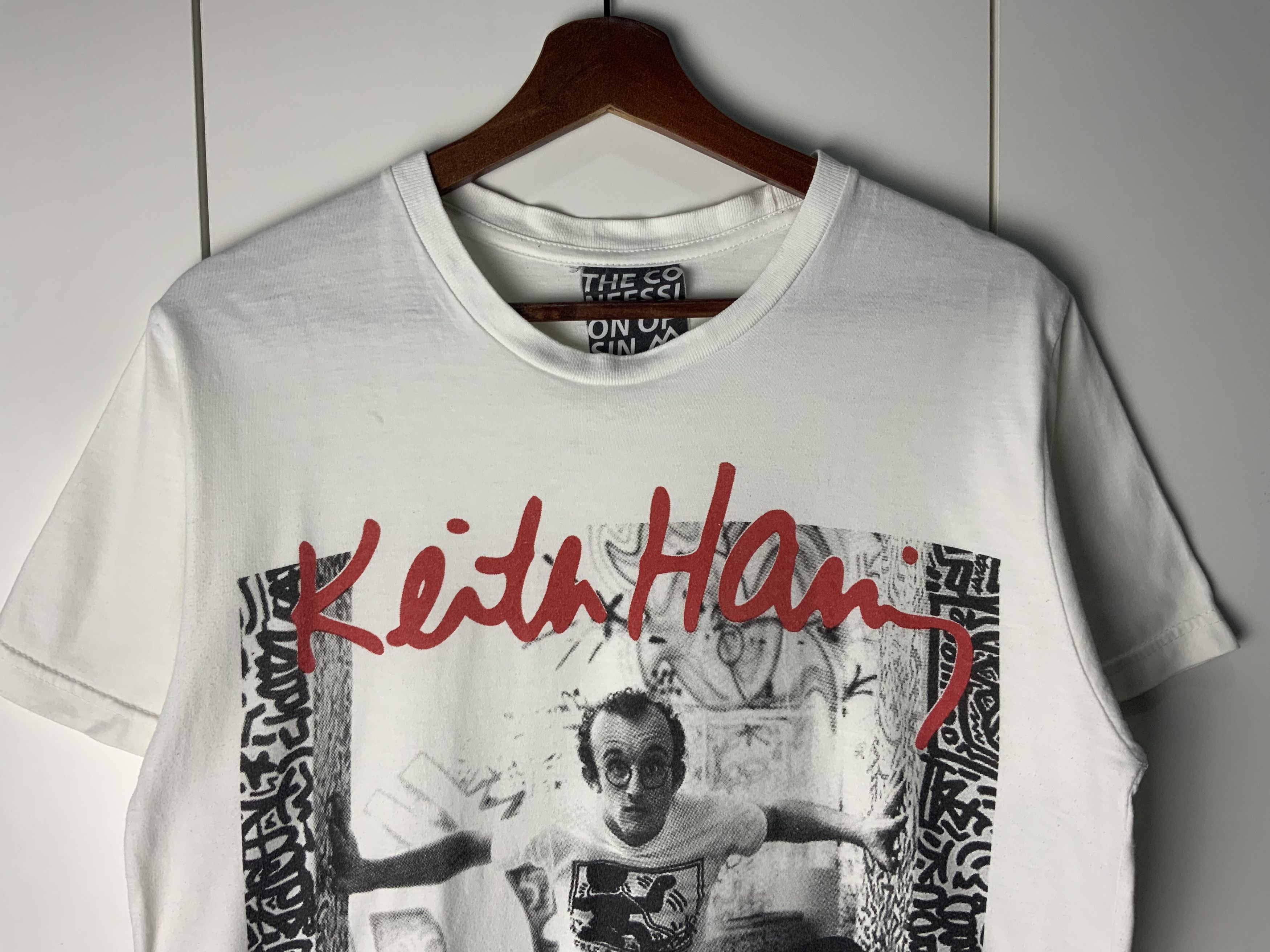 Keith Haring Keith Haring Andy Warhol The Confession Sin Streetwear Tee Size US M / EU 48-50 / 2 - 6 Thumbnail