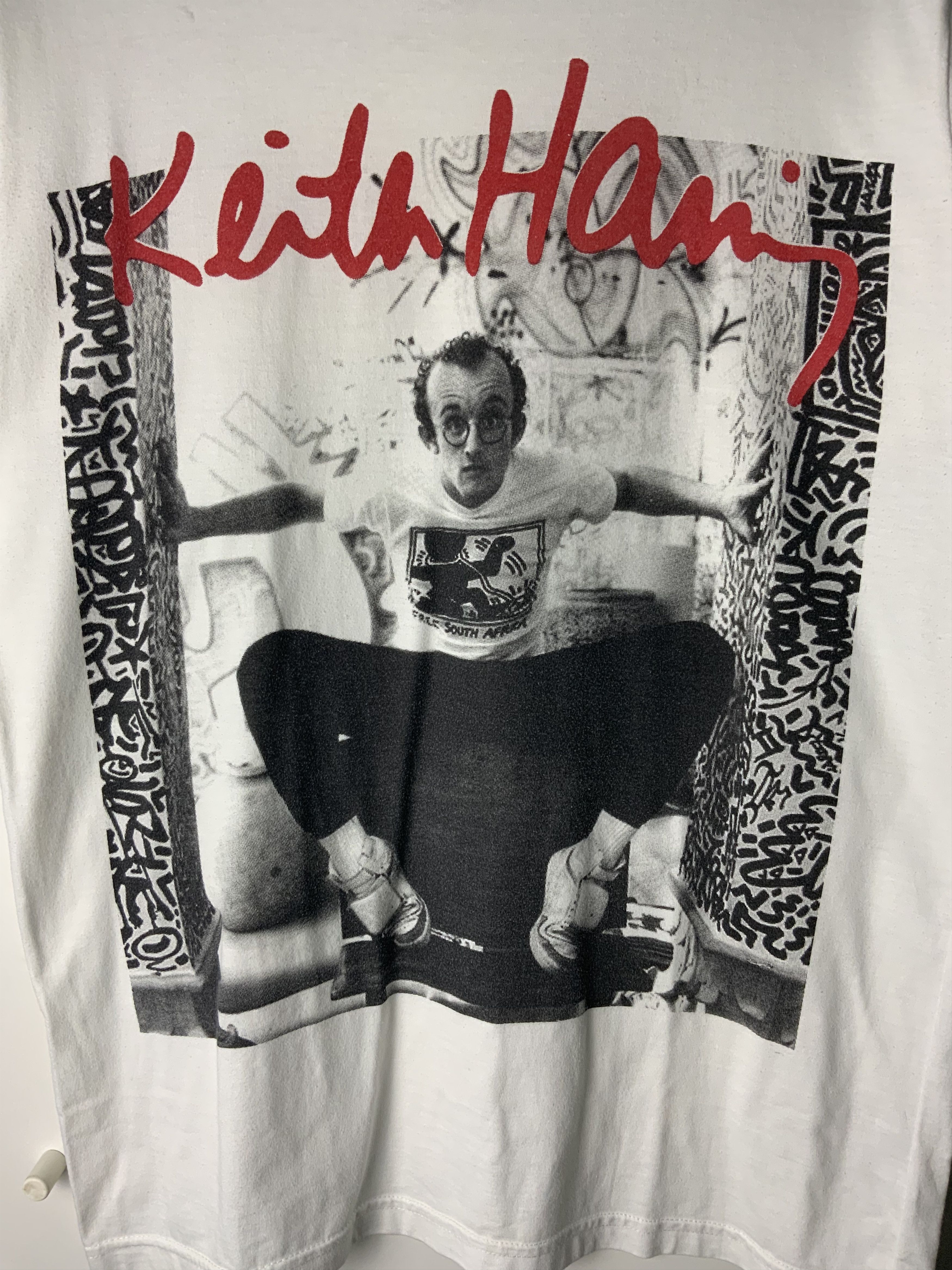 Keith Haring Keith Haring Andy Warhol The Confession Sin Streetwear Tee Size US M / EU 48-50 / 2 - 5 Thumbnail
