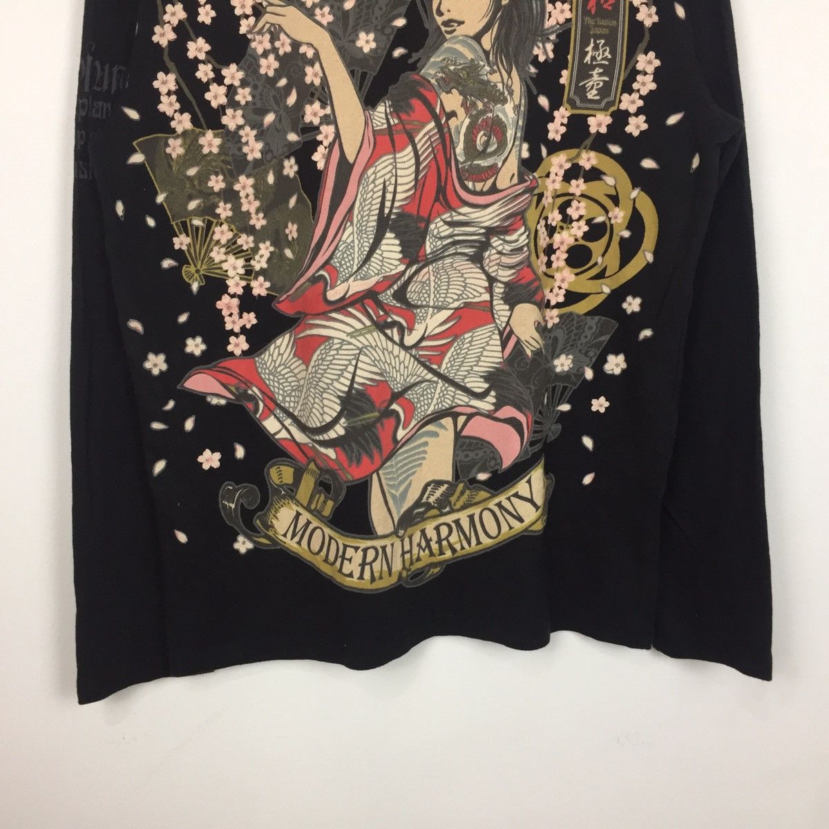 Vintage The fusion Japan Geisha Long Sleeve T-Shirt Size US L / EU 52-54 / 3 - 8 Thumbnail