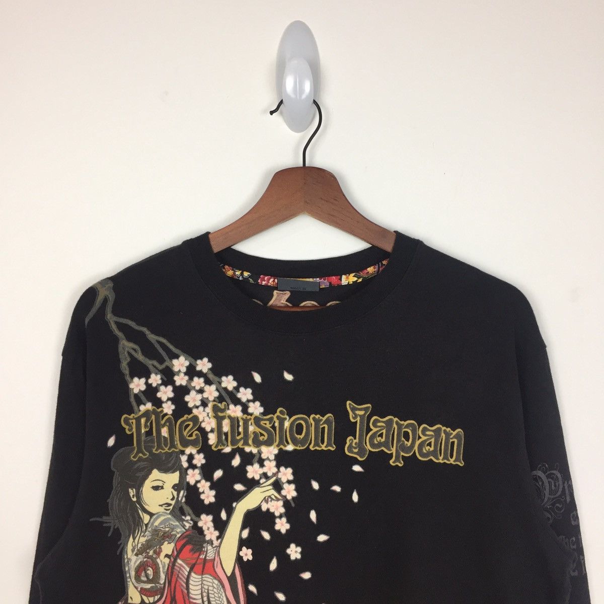 Vintage The fusion Japan Geisha Long Sleeve T-Shirt Size US L / EU 52-54 / 3 - 2 Thumbnail