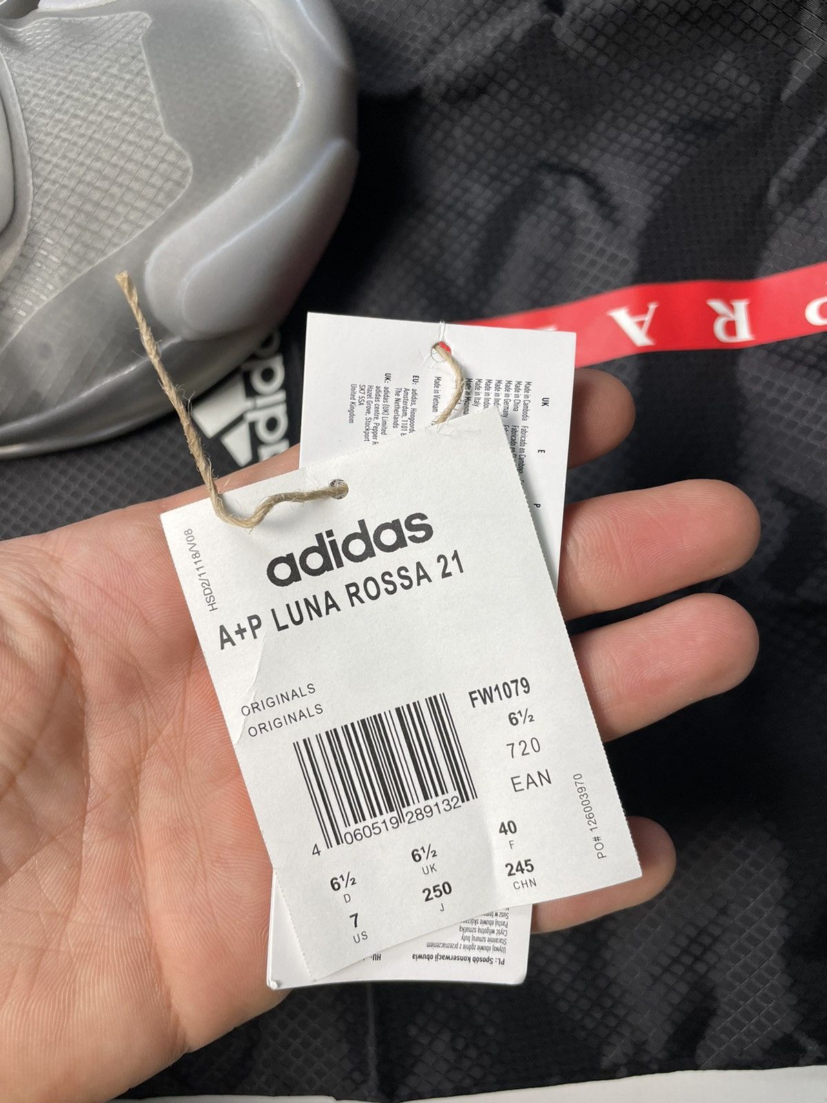 Adidas × Prada Adidas x Prada Luna Rossa Gunmetal Grey Size US 7 / EU 40 - 13 Thumbnail