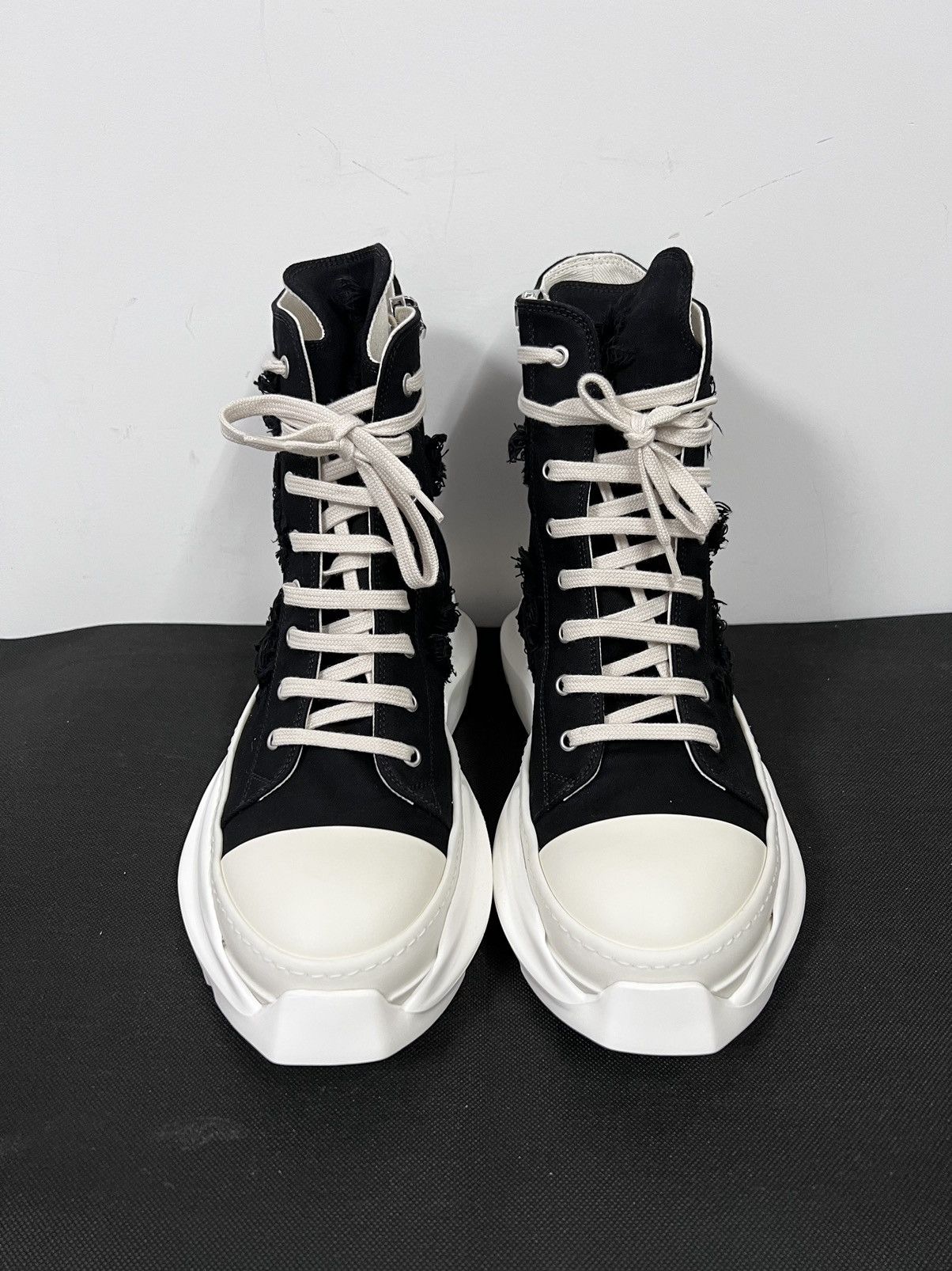 RICK OWENS DRKSHDW ABSTRACT RAMONES SNEAKERS SZ42