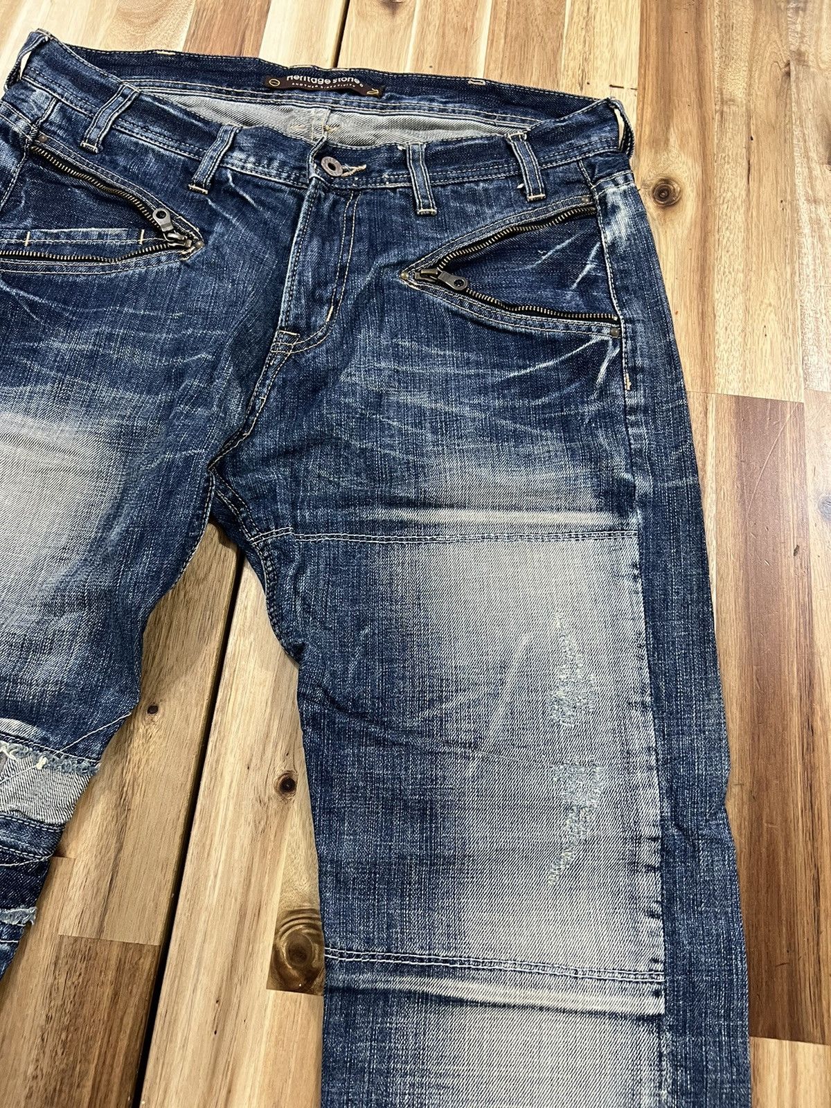 Kapital Heritage Stone Inspired Kapital Design Denim Jeans Size US 33 - 9 Thumbnail