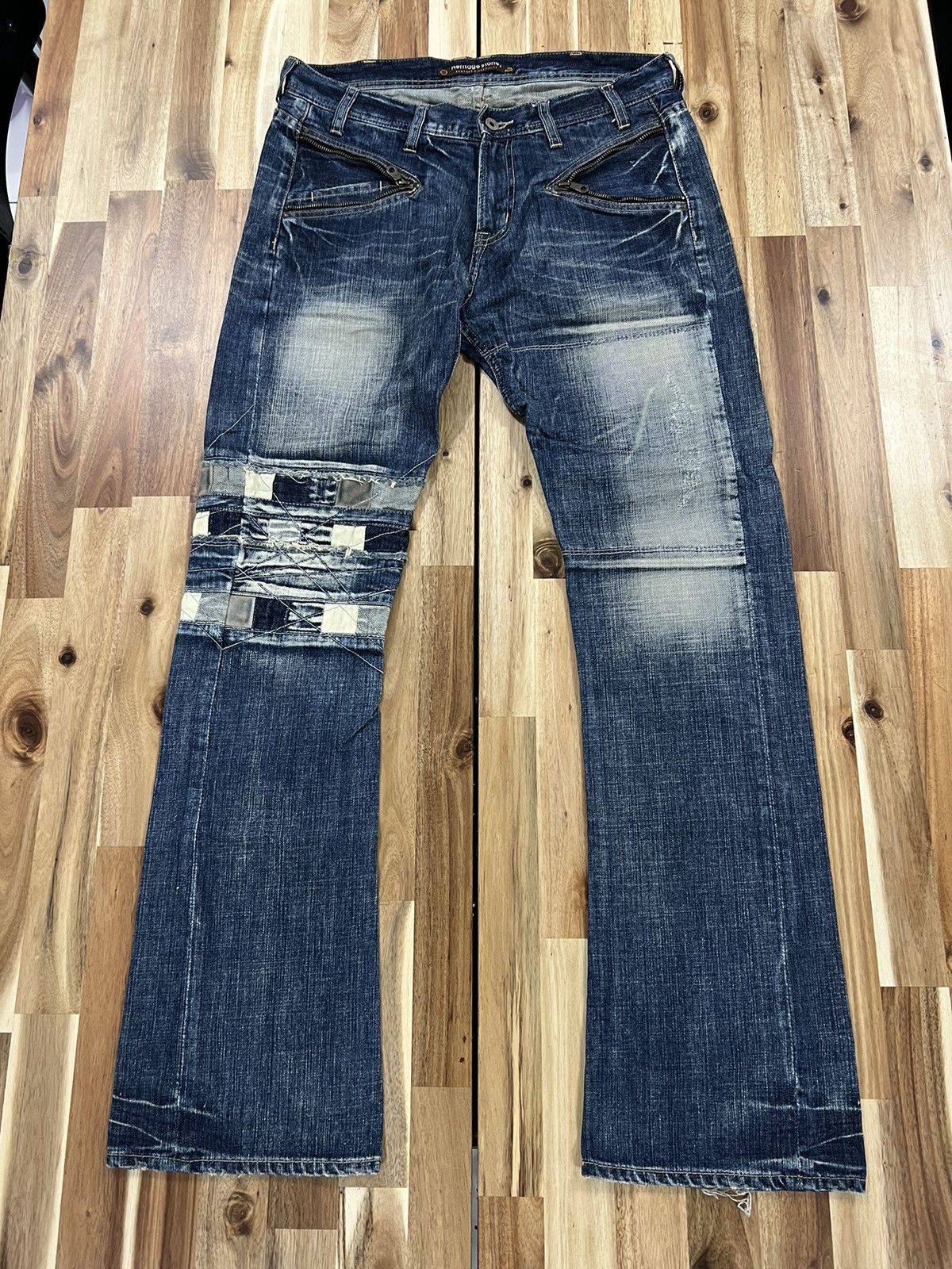 Kapital Heritage Stone Inspired Kapital Design Denim Jeans Size US 33 - 1 Thumbnail
