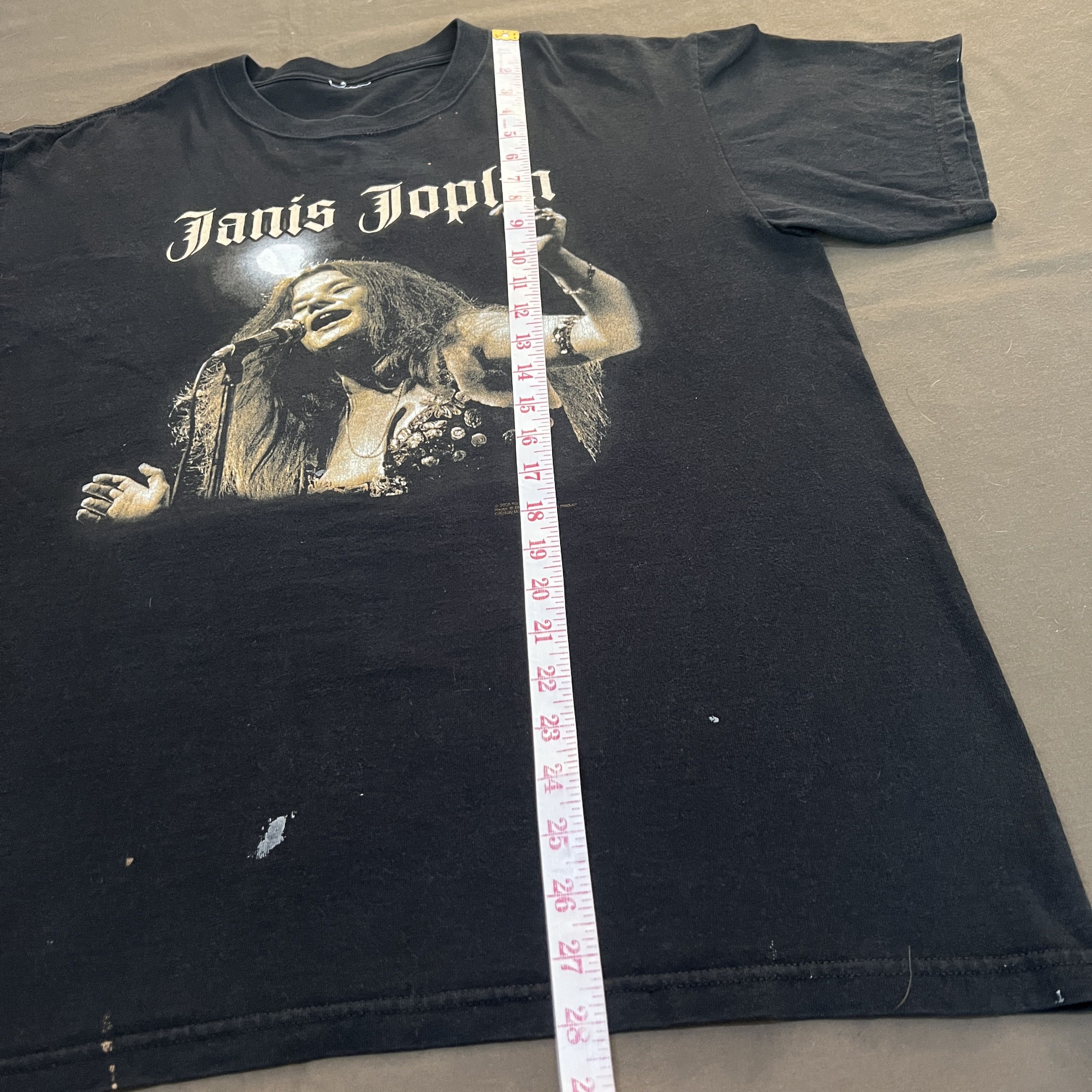 Band Tees × Vintage Vintage Y2K 2000s Janis Joplin Promo Tee Shirt Size US L / EU 52-54 / 3 - 13 Thumbnail