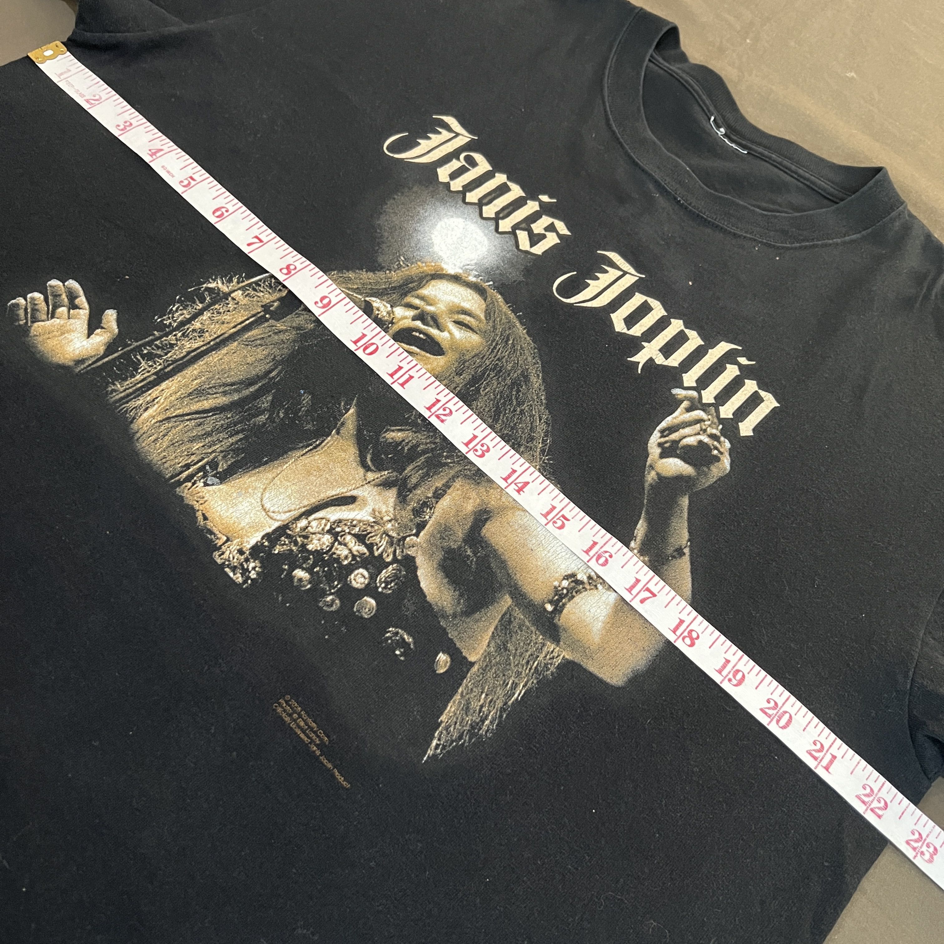Band Tees × Vintage Vintage Y2K 2000s Janis Joplin Promo Tee Shirt Size US L / EU 52-54 / 3 - 12 Thumbnail