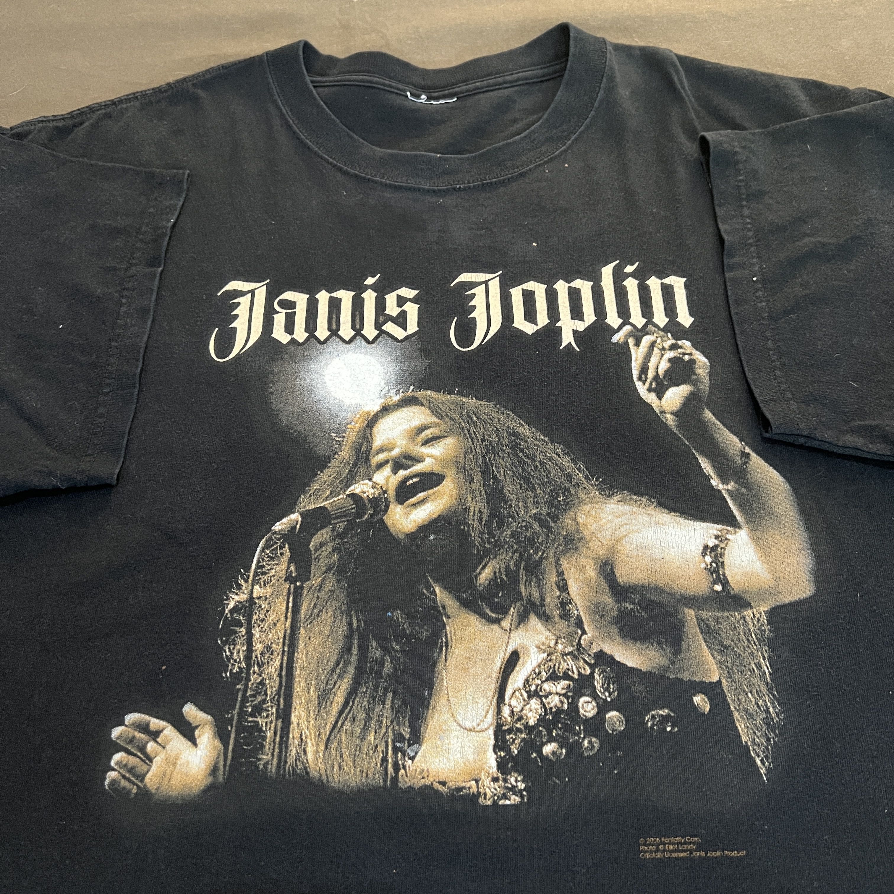 Band Tees × Vintage Vintage Y2K 2000s Janis Joplin Promo Tee Shirt Size US L / EU 52-54 / 3 - 1 Thumbnail