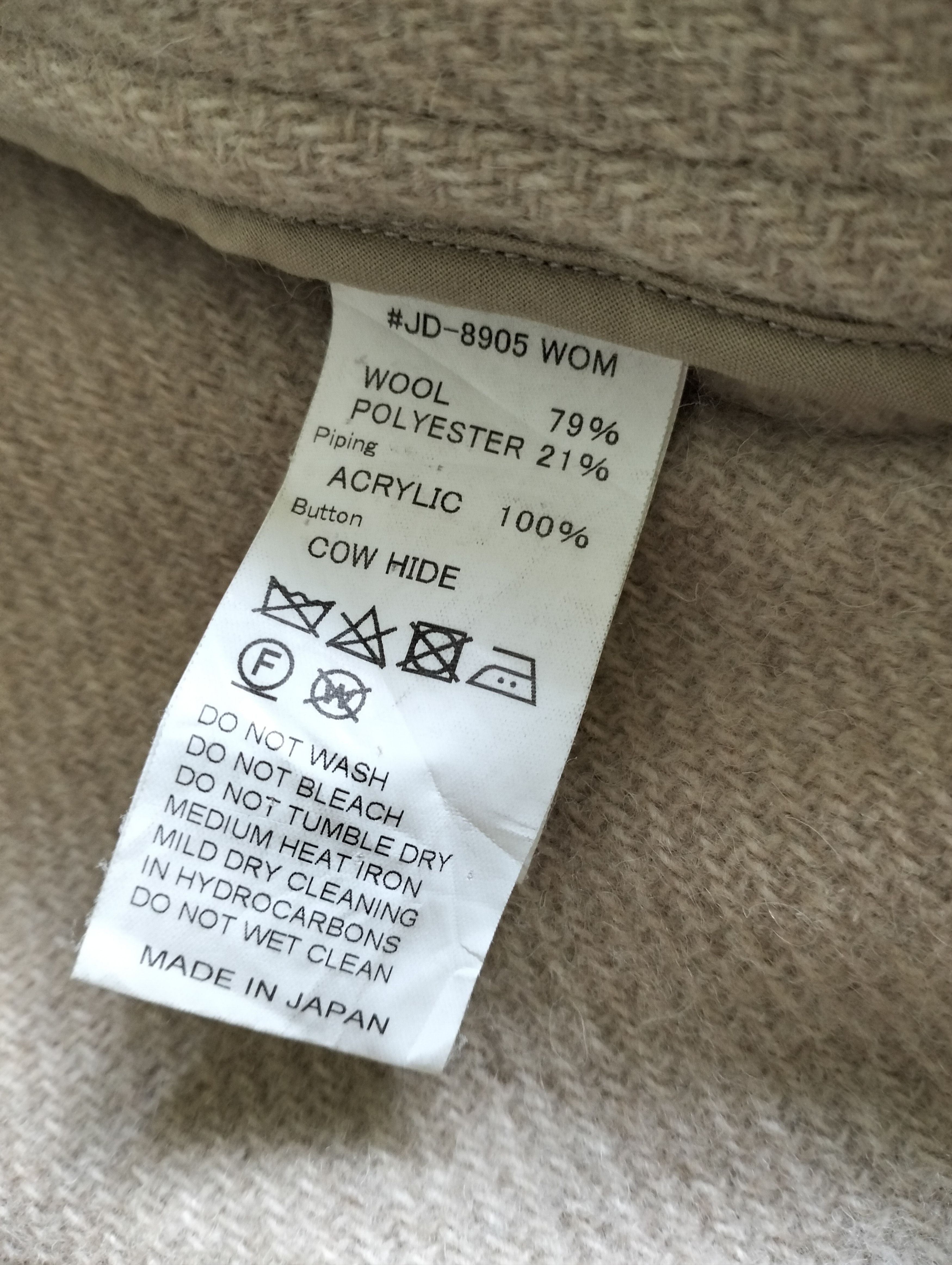 Danton Danton Vetements de Travail Hoodie Overcoat Wool Button Size US M / EU 48-50 / 2 - 18 Thumbnail