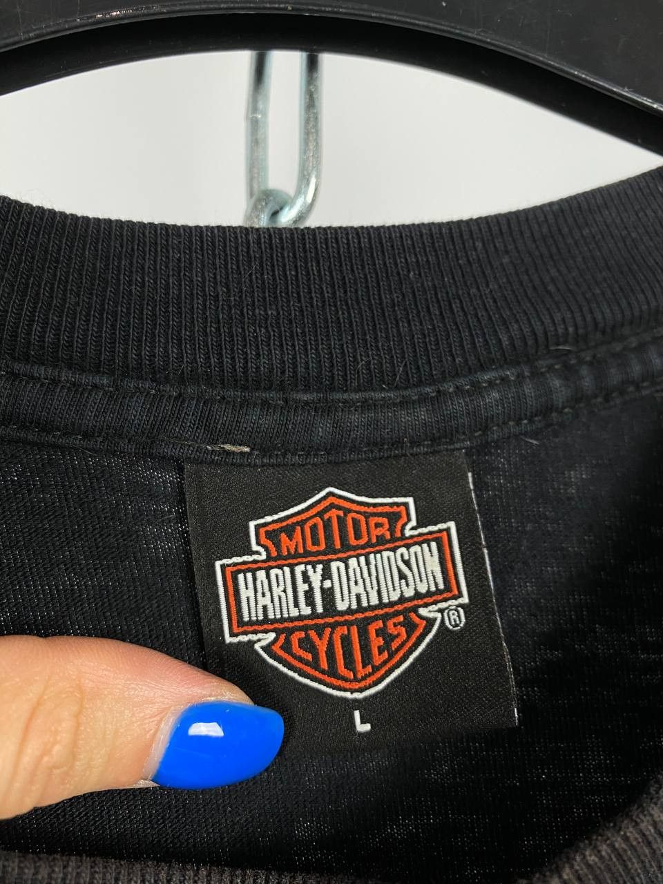 Harley Davidson Harley-Davidson vintage big logo Tshirts made in USA size L Size US L / EU 52-54 / 3 - 3 Thumbnail