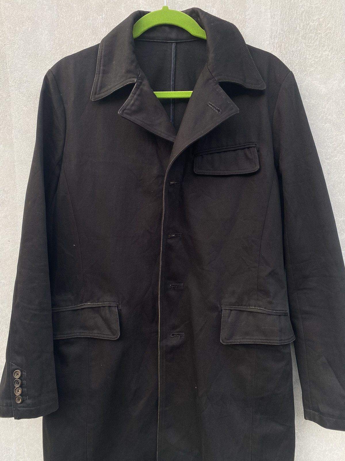 Japanese Brand Pique Denim Black Jacket By AcidHead Size US S / EU 44-46 / 1 - 7 Thumbnail