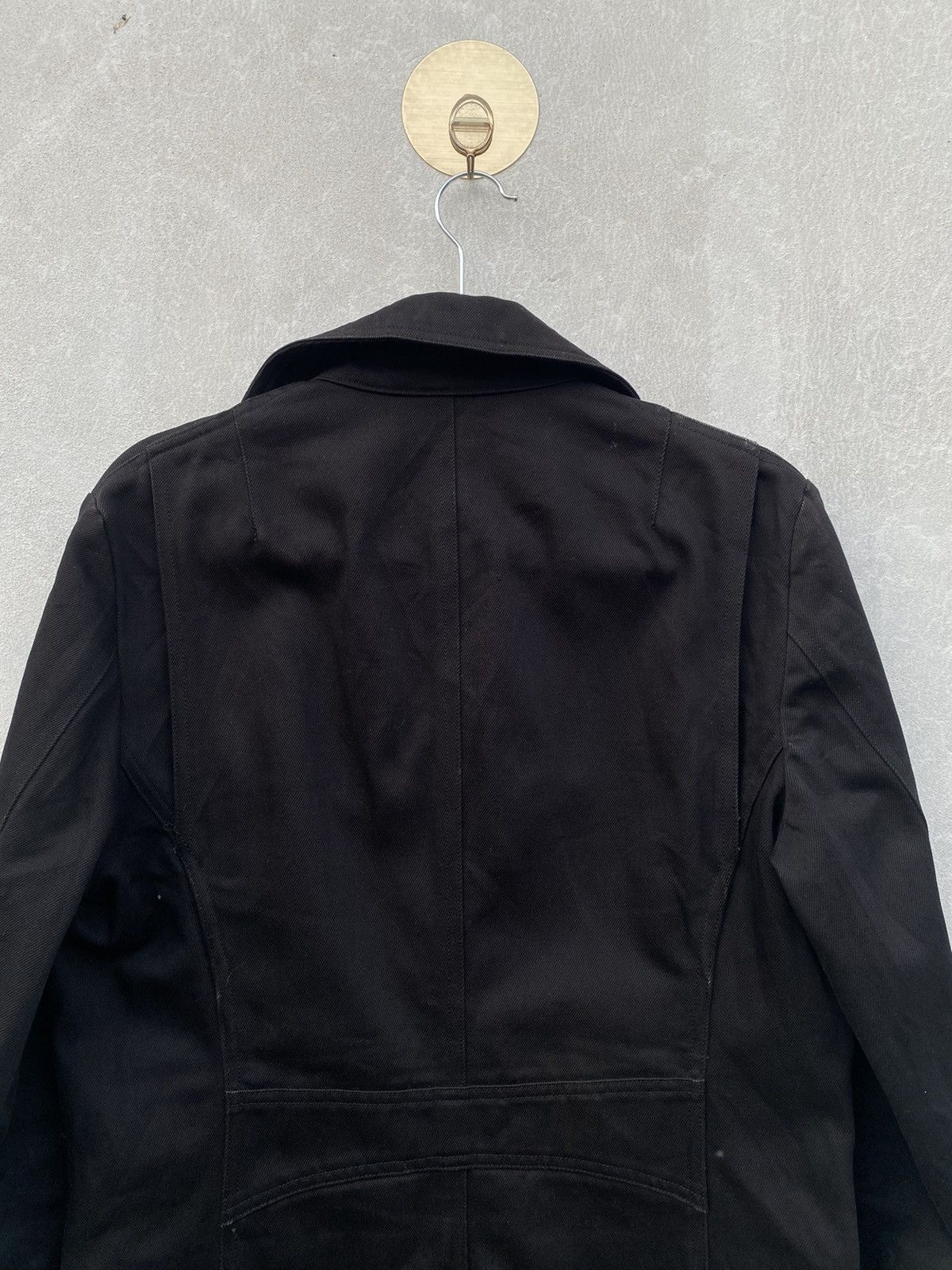Japanese Brand Pique Denim Black Jacket By AcidHead Size US S / EU 44-46 / 1 - 5 Thumbnail
