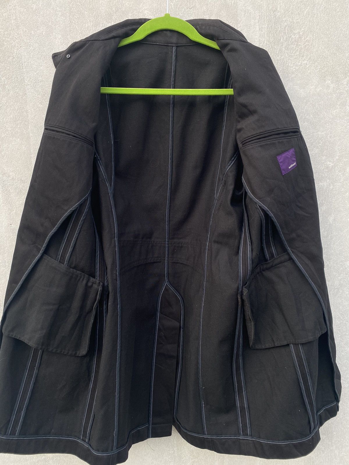 Japanese Brand Pique Denim Black Jacket By AcidHead Size US S / EU 44-46 / 1 - 6 Thumbnail