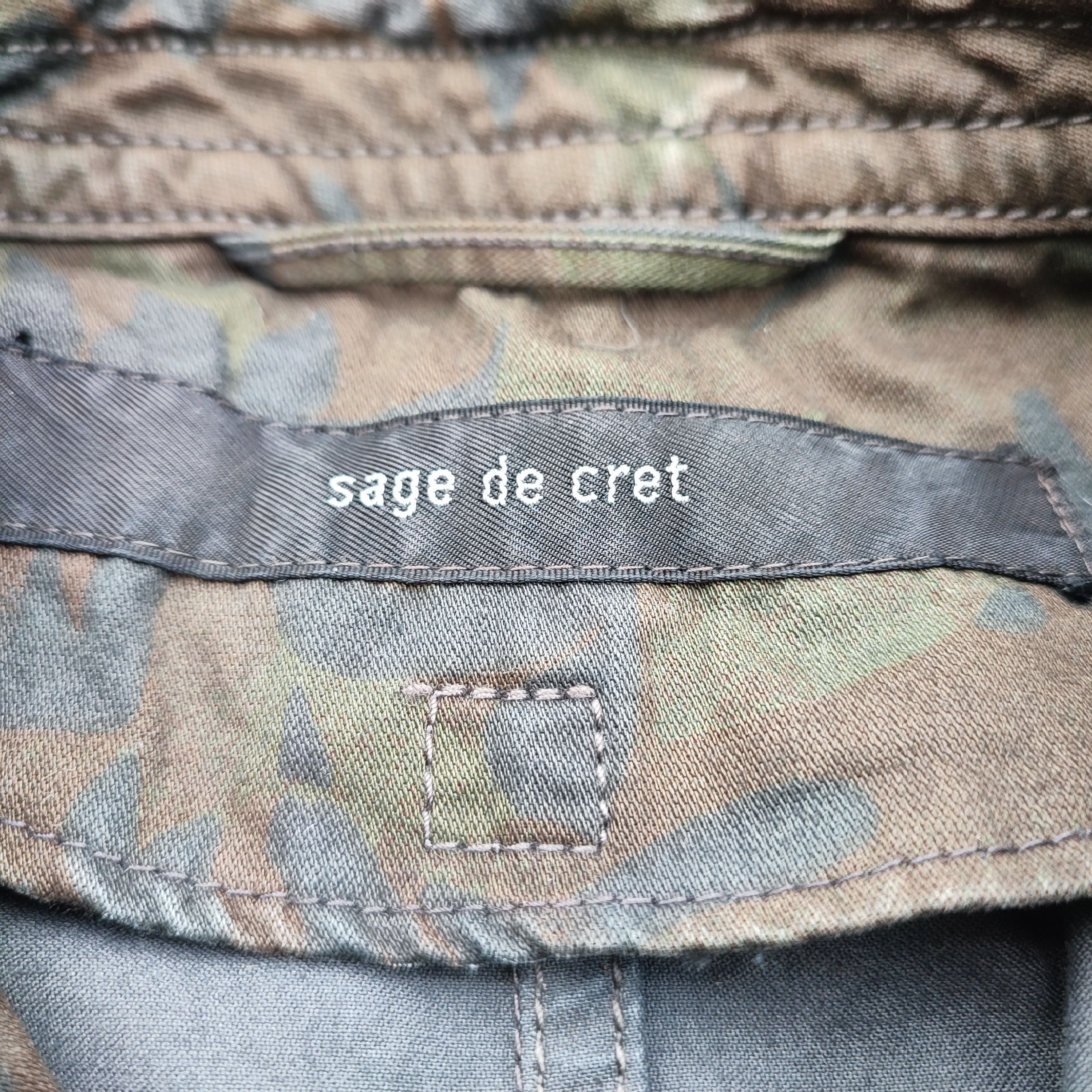 Japanese Brand × Sage De Cret × Vintage 🇯🇵VTG SAGE DE CRET CAMOUFLAGE LONG JACKET MADE IN JAPAN Size US S / EU 44-46 / 1 - 13 Thumbnail