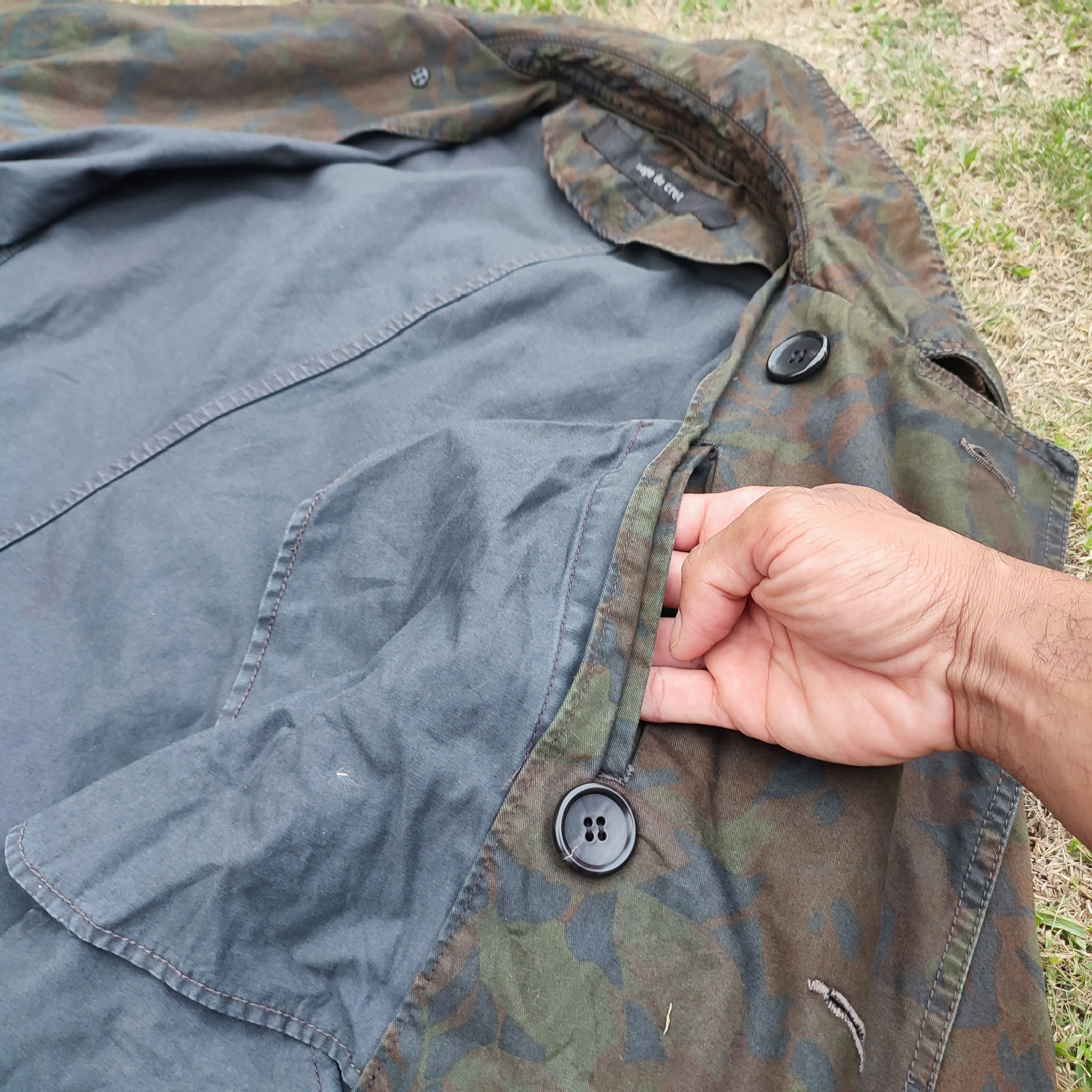 Japanese Brand × Sage De Cret × Vintage 🇯🇵VTG SAGE DE CRET CAMOUFLAGE LONG JACKET MADE IN JAPAN Size US S / EU 44-46 / 1 - 12 Thumbnail