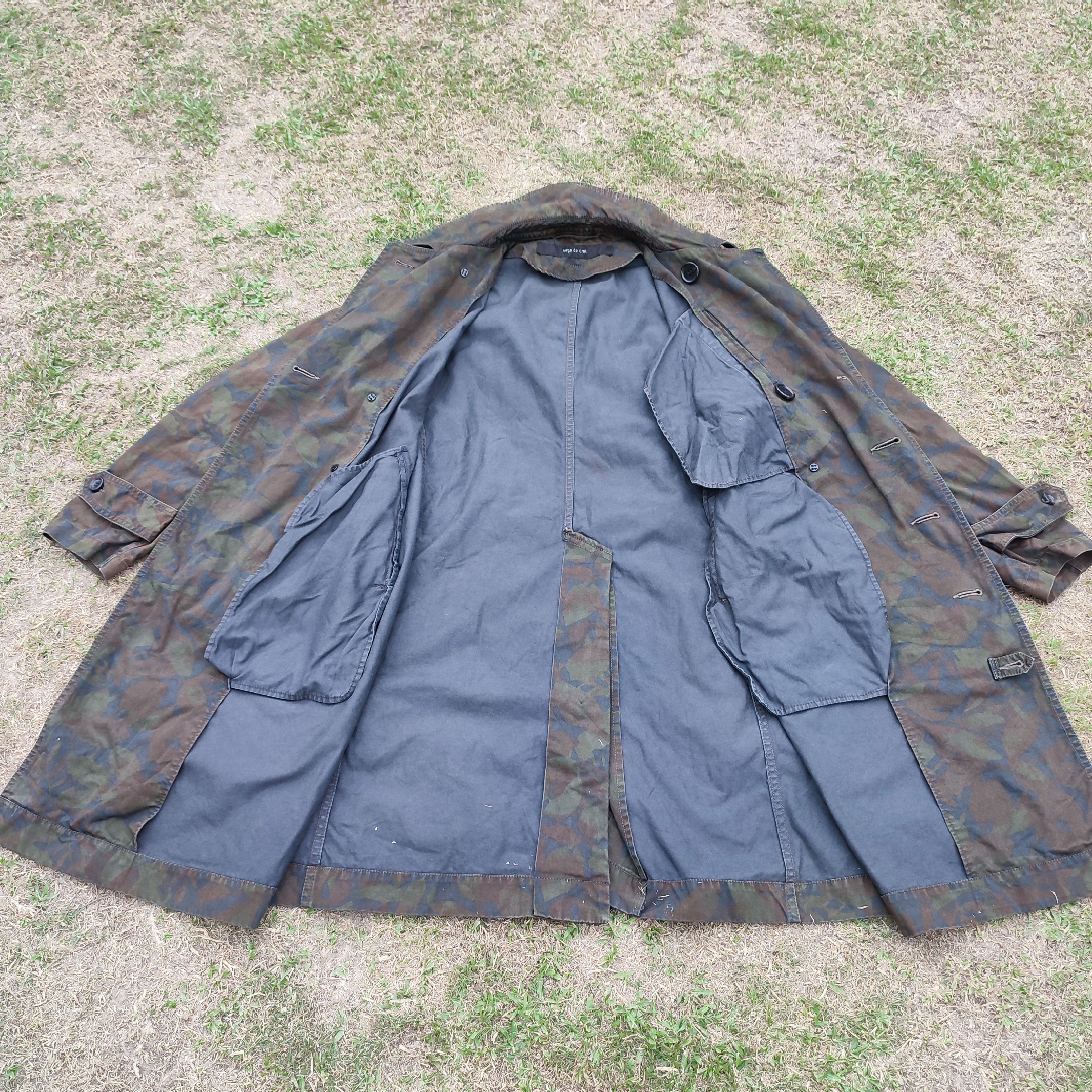Japanese Brand × Sage De Cret × Vintage 🇯🇵VTG SAGE DE CRET CAMOUFLAGE LONG JACKET MADE IN JAPAN Size US S / EU 44-46 / 1 - 11 Thumbnail