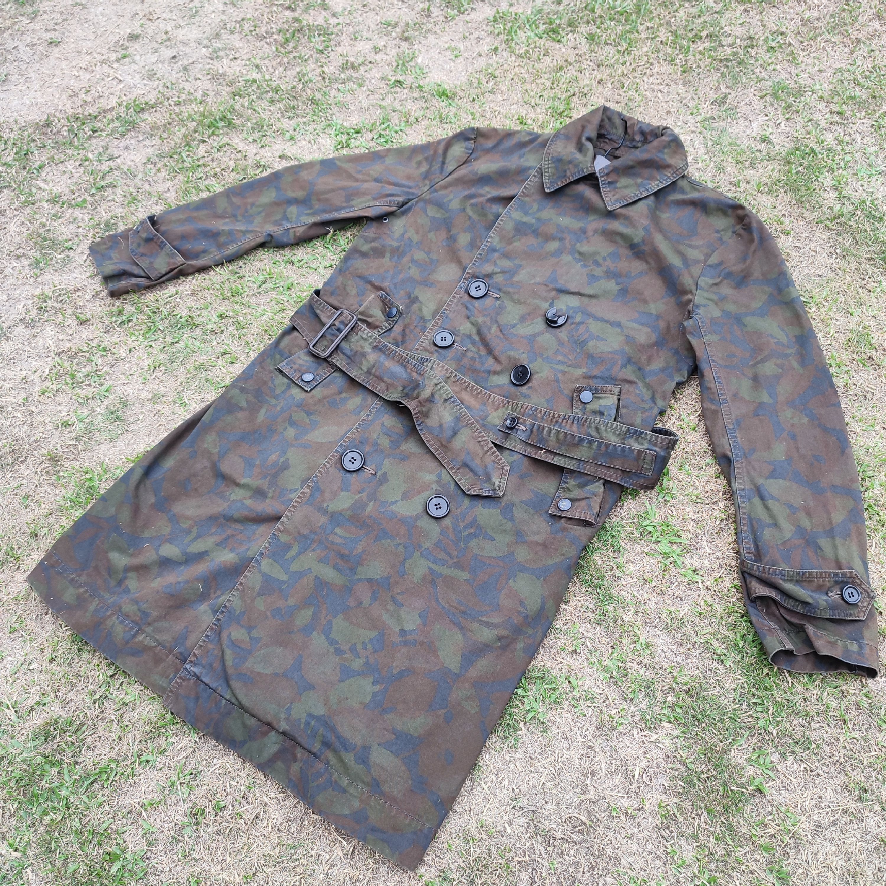 Japanese Brand × Sage De Cret × Vintage 🇯🇵VTG SAGE DE CRET CAMOUFLAGE LONG JACKET MADE IN JAPAN Size US S / EU 44-46 / 1 - 3 Thumbnail