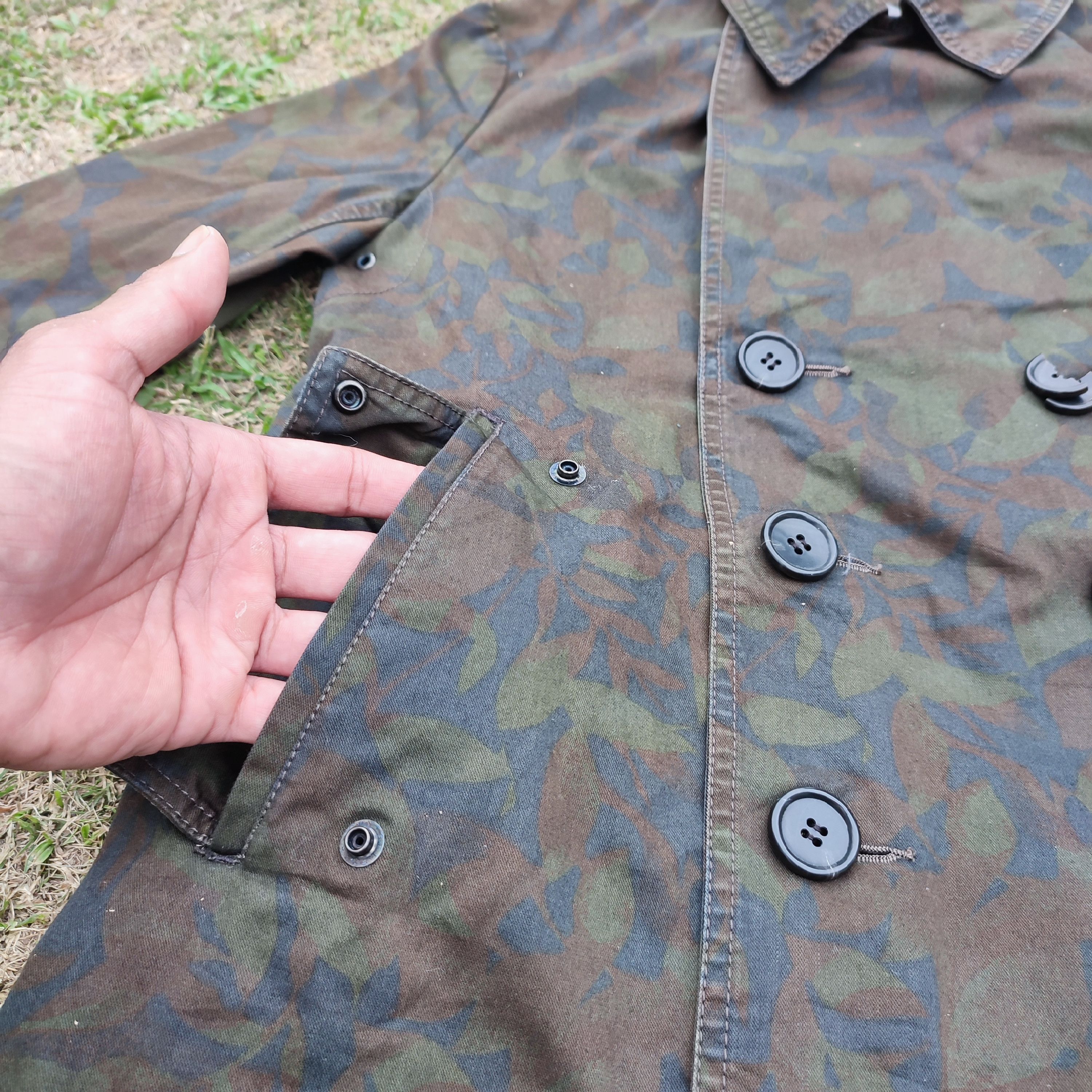 Japanese Brand × Sage De Cret × Vintage 🇯🇵VTG SAGE DE CRET CAMOUFLAGE LONG JACKET MADE IN JAPAN Size US S / EU 44-46 / 1 - 4 Thumbnail