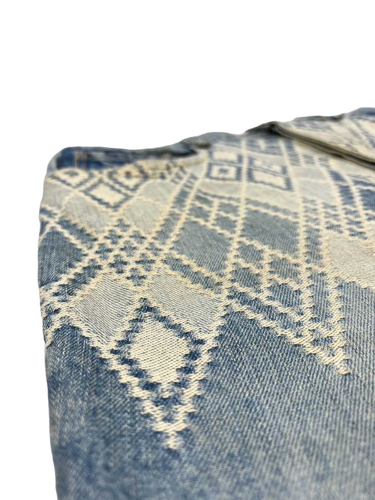Iroquois Japan Iroquois 🇯🇵 Native Embroidery Buckle Denim Size US 34 / EU 50 - 11 Thumbnail