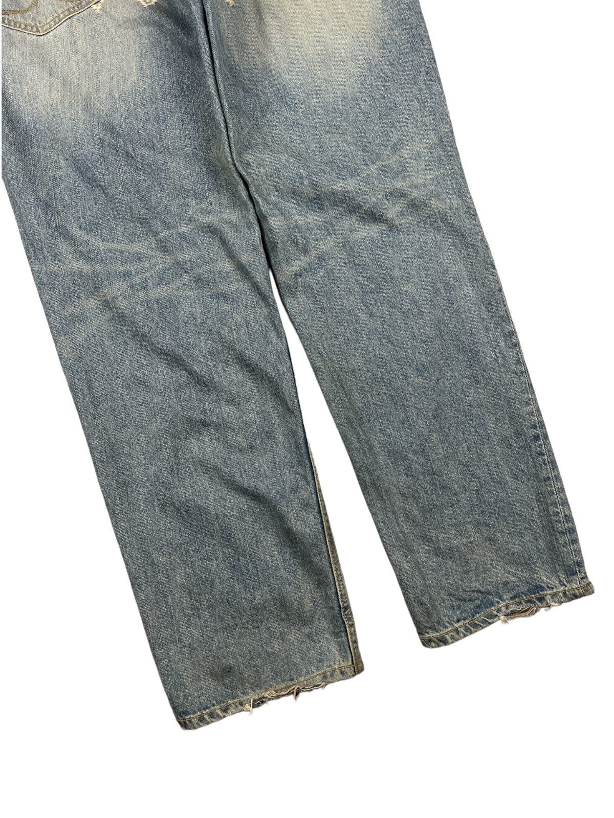 Iroquois Japan Iroquois 🇯🇵 Native Embroidery Buckle Denim Size US 34 / EU 50 - 7 Thumbnail