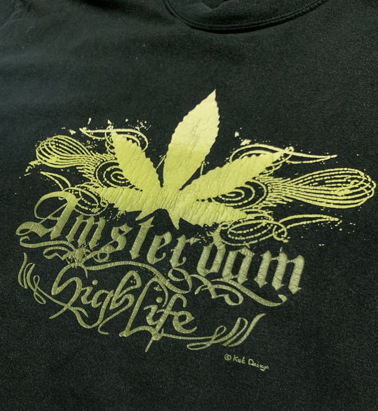 Rap Tees Vintage 90’s Marijuana Amsterdam High Life T-Shirt Size US L / EU 52-54 / 3 - 6 Thumbnail