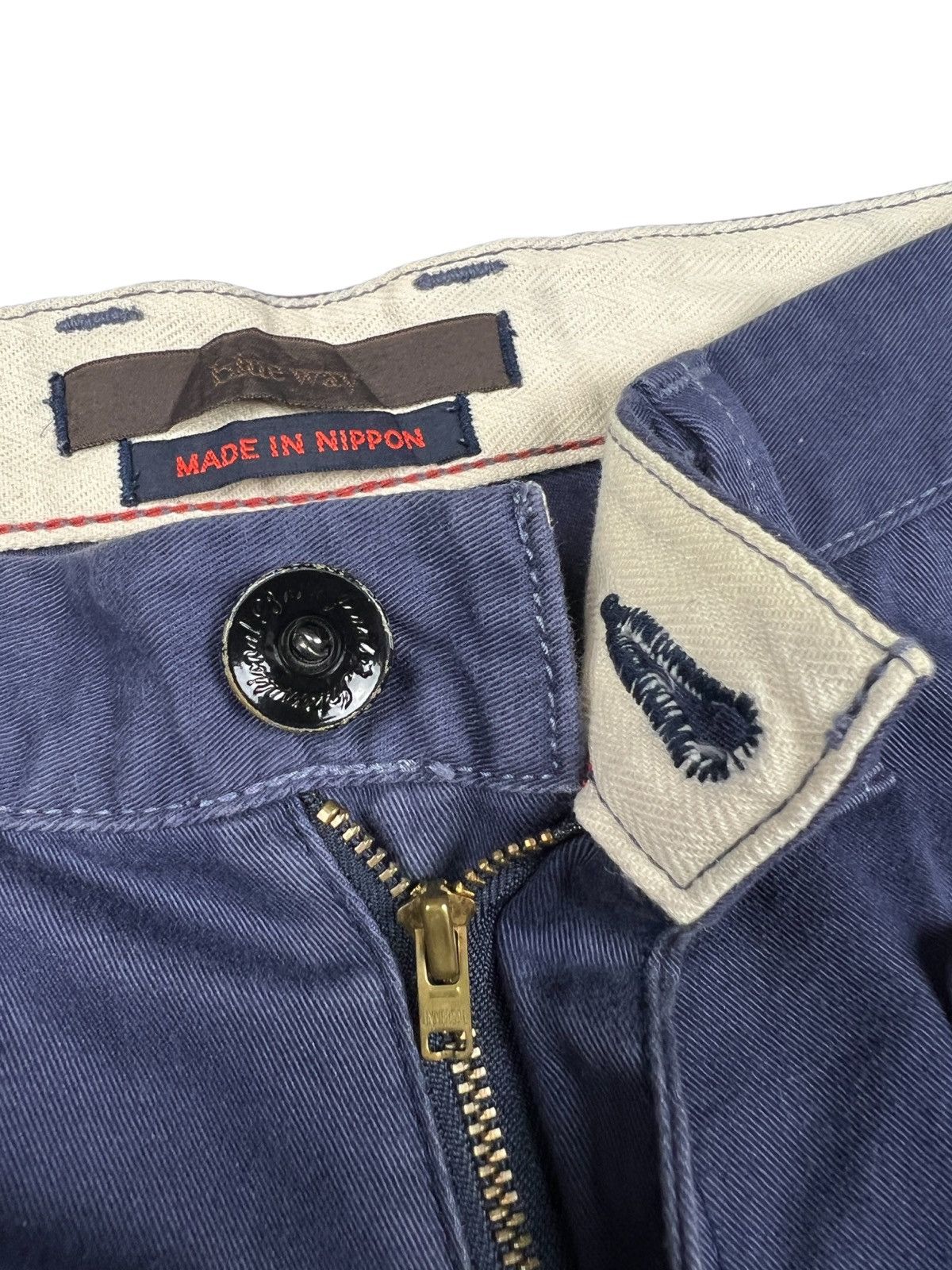 Japanese Brand Blue Way 🇯🇵 Indigo Hook Cargo Pants Size US 32 / EU 48 - 11 Thumbnail