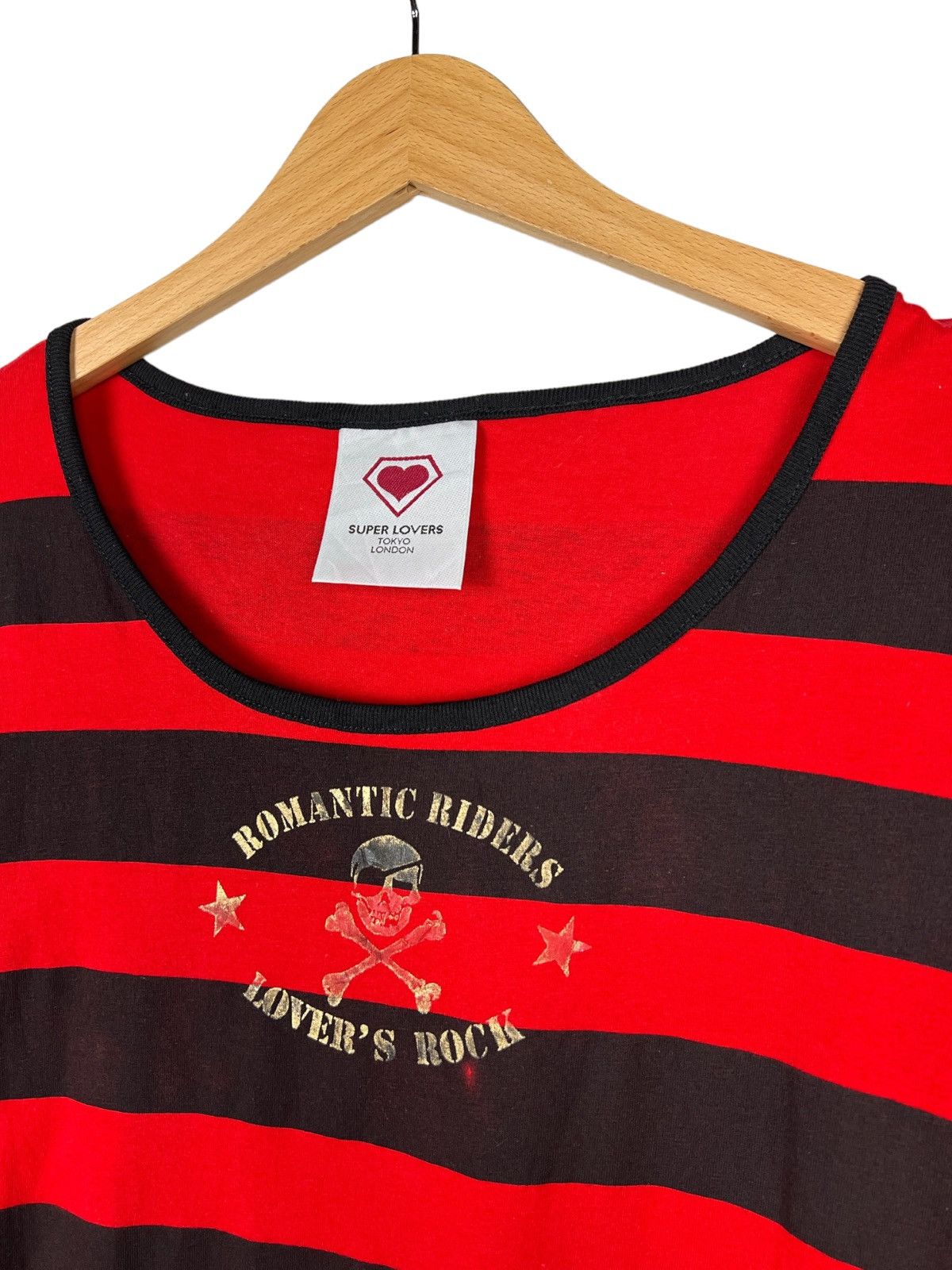 Japanese Brand Super Lovers ‘Romantic Riders” Stripes Shirt Size S / US 4 / IT 40 - 5 Thumbnail