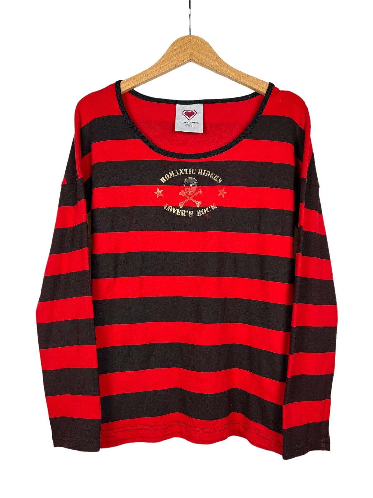 Japanese Brand Super Lovers ‘Romantic Riders” Stripes Shirt Size S / US 4 / IT 40 - 1 Thumbnail