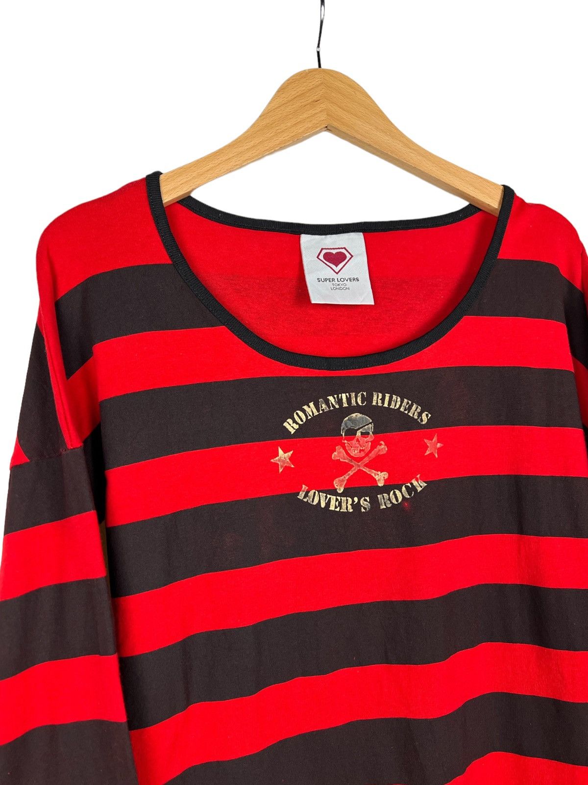 Japanese Brand Super Lovers ‘Romantic Riders” Stripes Shirt Size S / US 4 / IT 40 - 4 Thumbnail