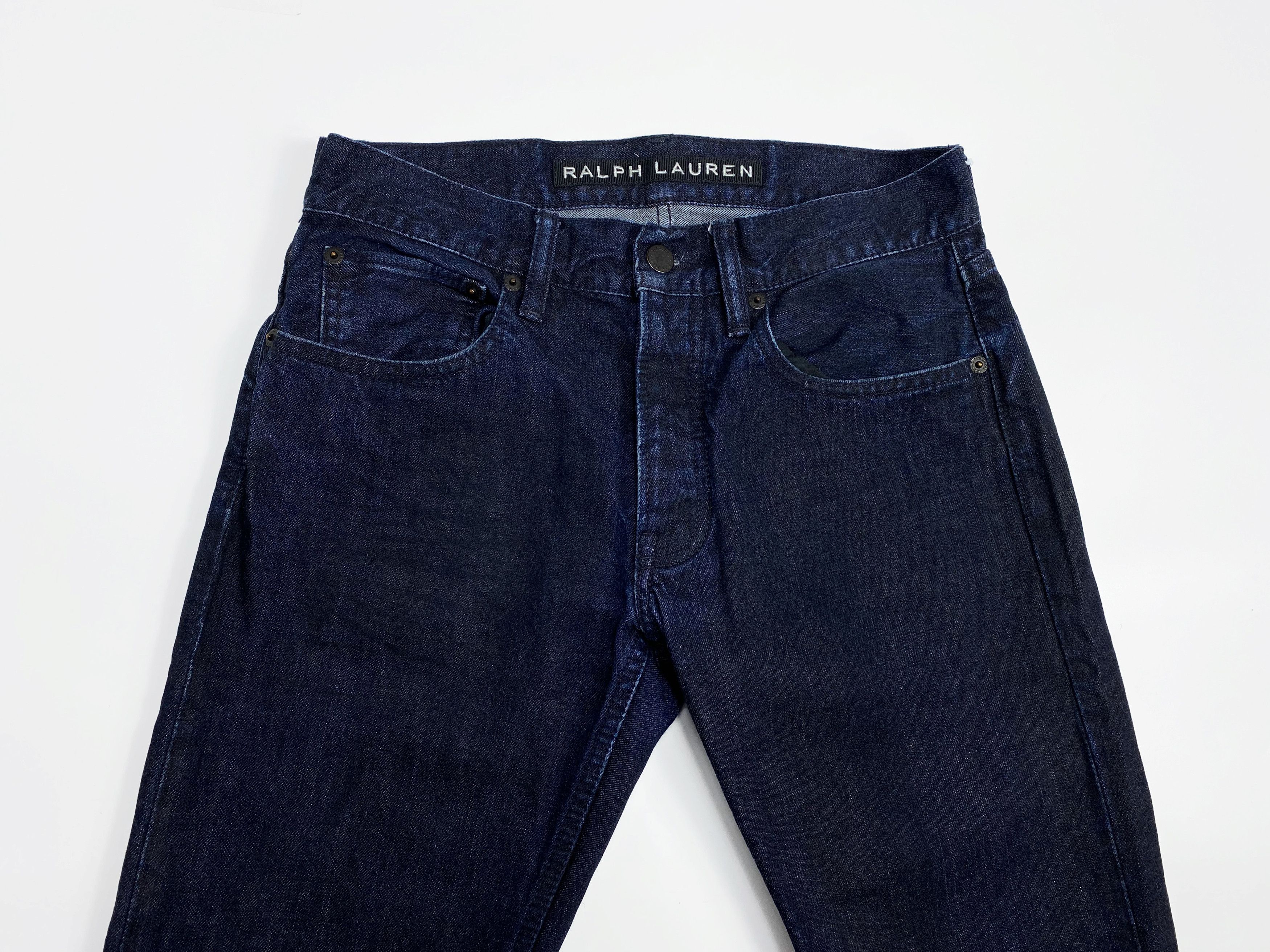 Polo Ralph Lauren × Ralph Lauren Black Label Ralph Lauren Black Label Dark Washed Jeans Size 28 Size US 28 / EU 44 - 2 Thumbnail