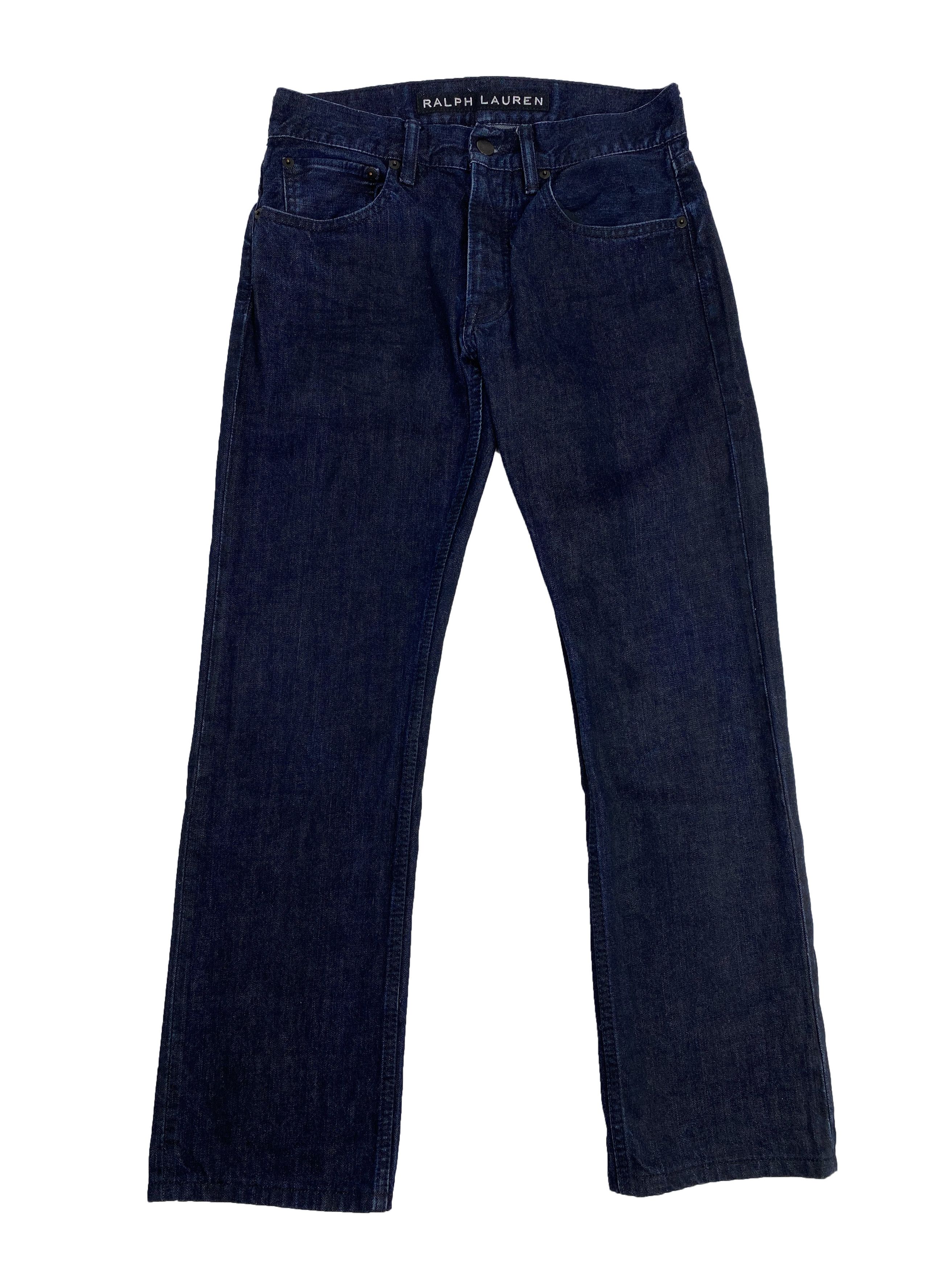 Polo Ralph Lauren × Ralph Lauren Black Label Ralph Lauren Black Label Dark Washed Jeans Size 28 Size US 28 / EU 44 - 1 Thumbnail