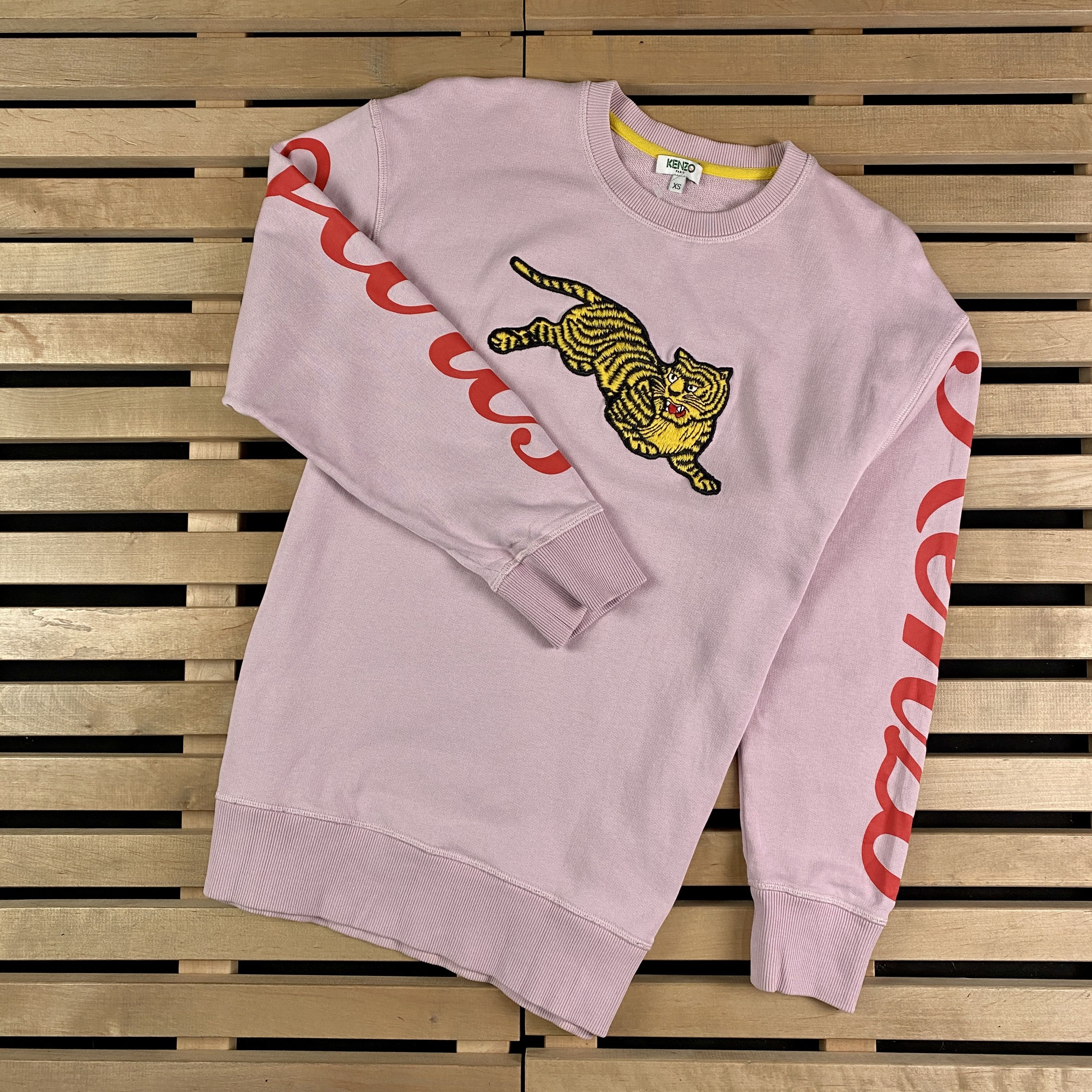 Kenzo Luxury Men s Sweatshirt Kenzo Big Tiger Paris Size XS Grailed